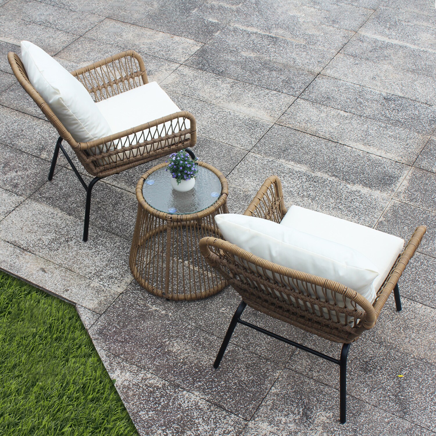 SINOFURN SYA990011BG Patio-Conversation-Sets - View #9