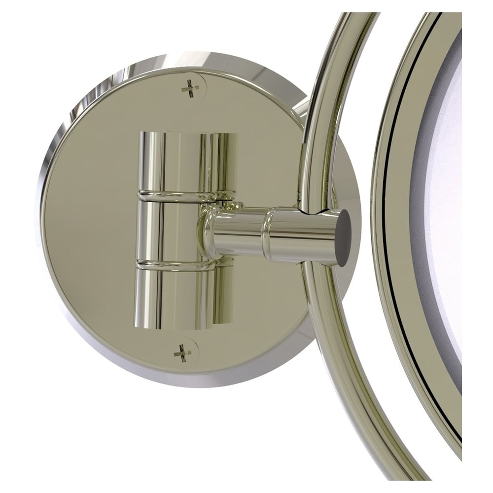 Allied Brass 8 In X 10 In Polished Double Sided Magnifying Wall Mounted Vanity Mirror At 8472