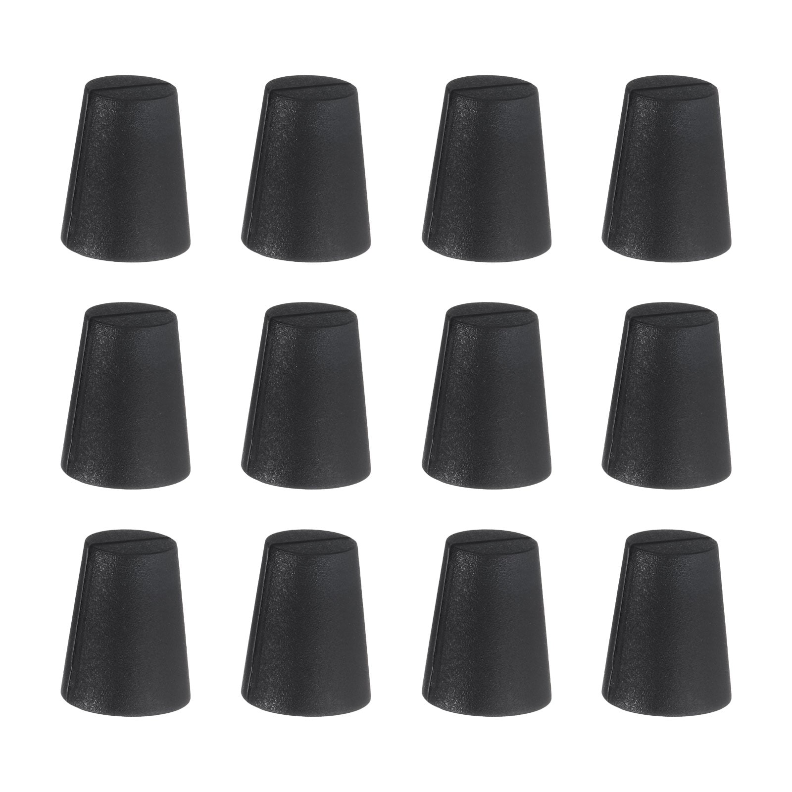 Unique Bargains - 12pcs Silicone Rubber Tapered Plug 11mm to 16mm High-Temperature Solid Rubber S...