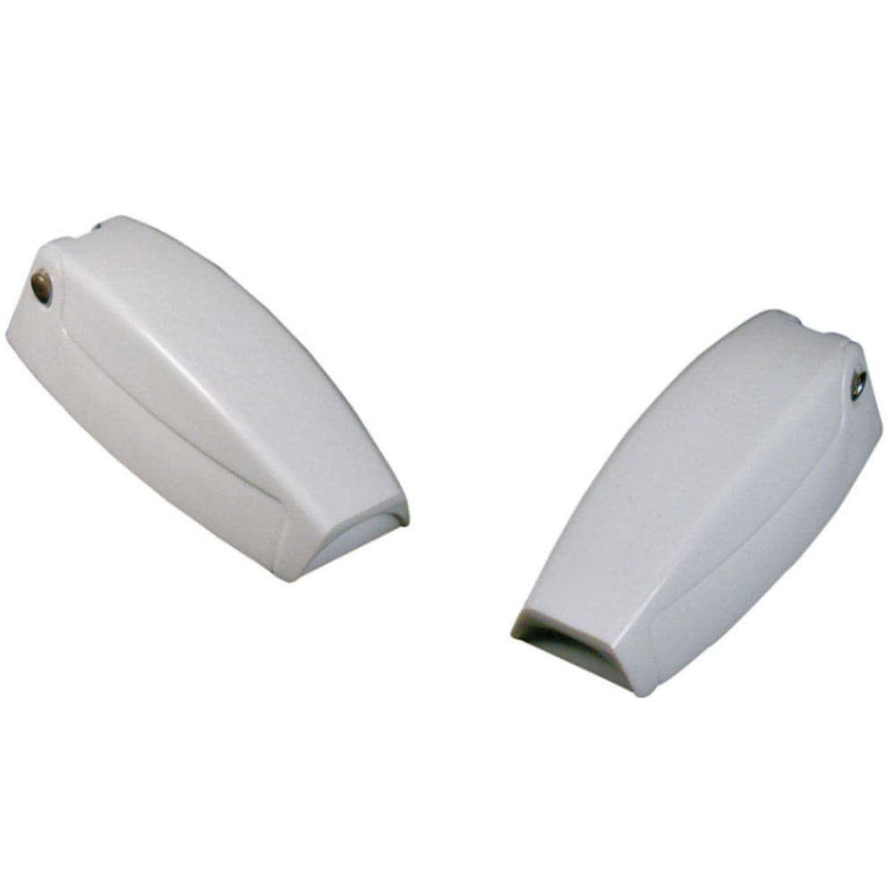 US Hardware  RV Baggage Door Catch White Plastic 1 Pack
