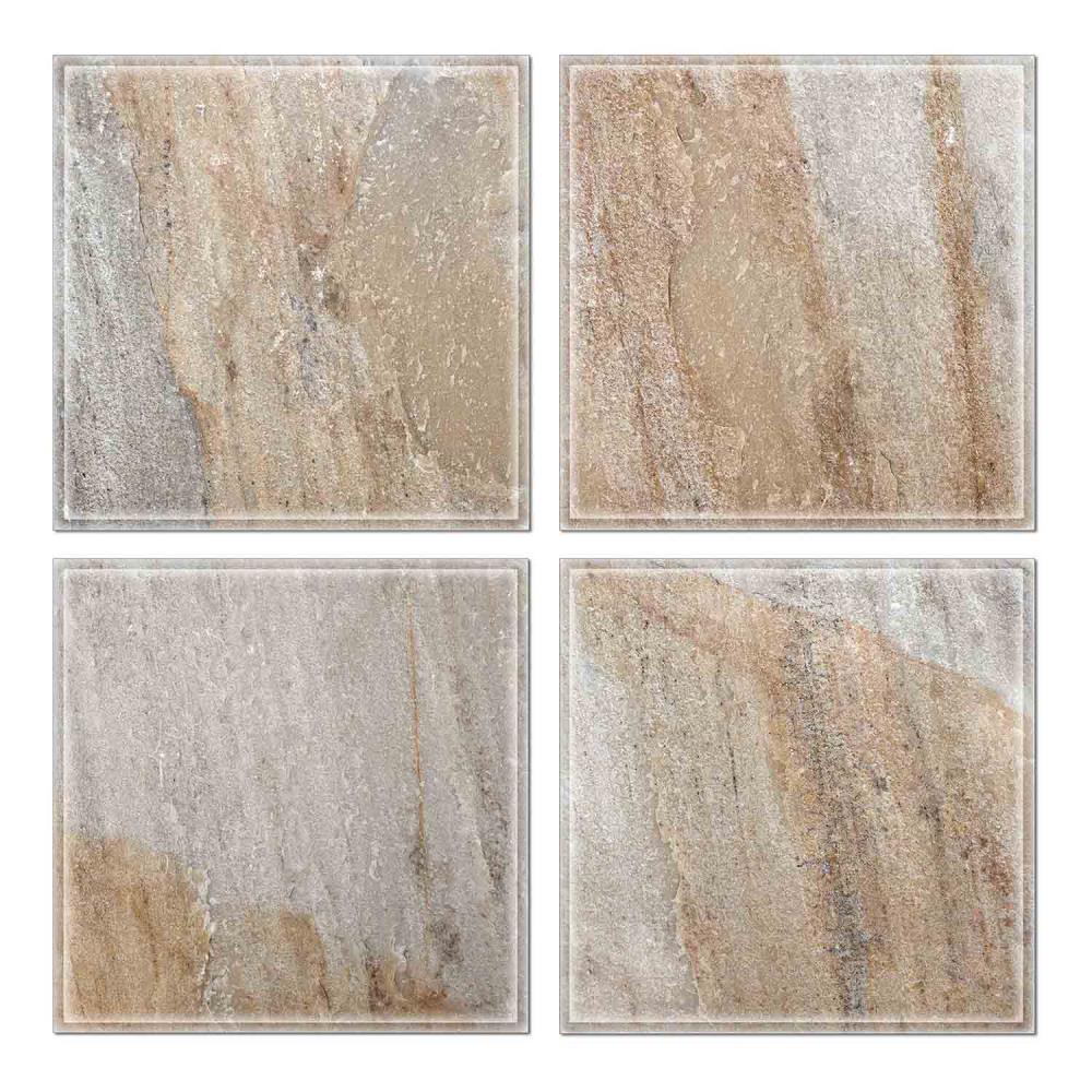 Instant Mosaic 7770103 Upscale Designs 32-Pack Multicolor 6-in x 6-in Glossy Glass Random Wall Tile