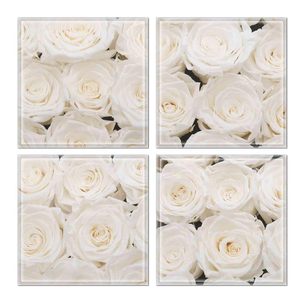 Instant Mosaic 9210103 Upscale Designs 32-Pack Multicolor 6-in x 6-in Glossy Glass Random Wall Tile