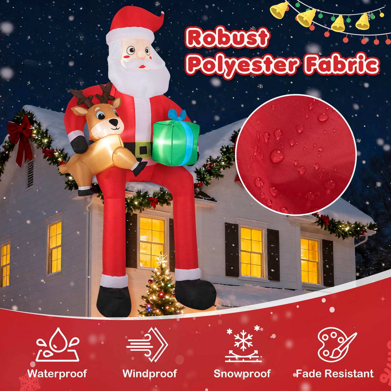 Costway CSHY001938 Christmas-Inflatables - View #8