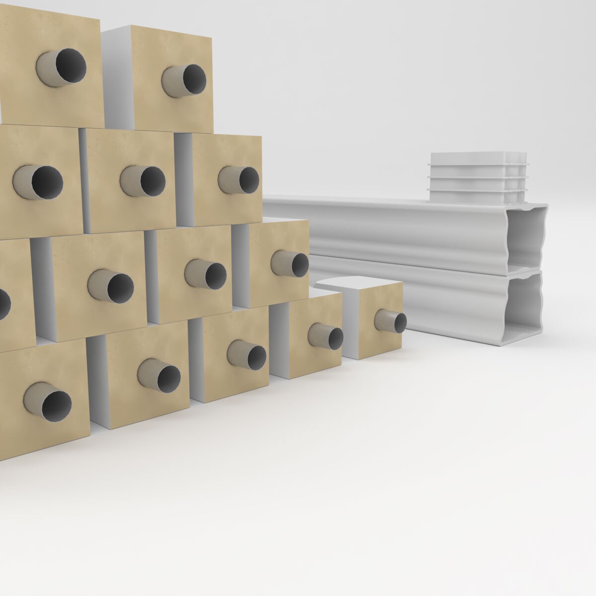 Ekena Millwork BALK42X156BRA railings - View #6
