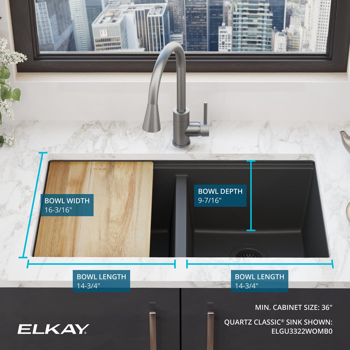 Elkay ELGU3322WOMB0 Kitchen-Sinks - View #9