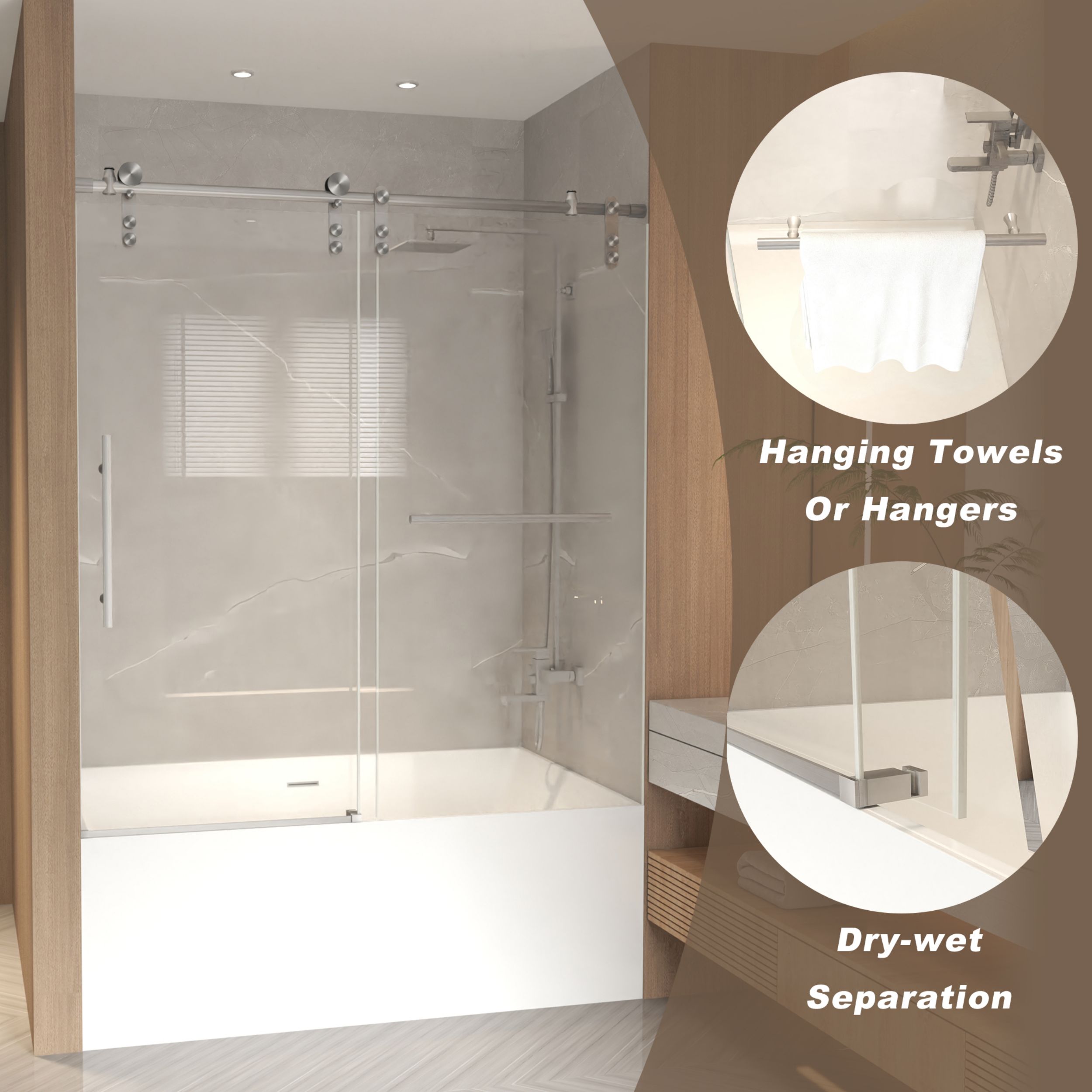 LIVIZA GLSBG-4832C Shower-Doors - View #5