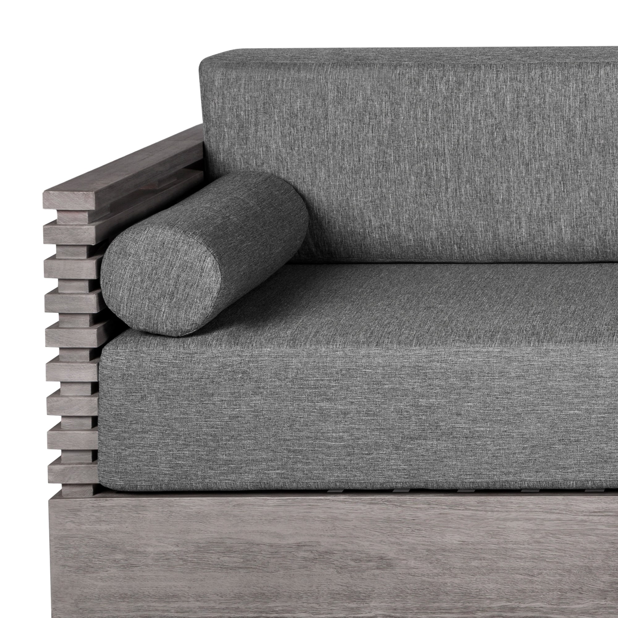 Armen Living LCVISOEUCGRY Patio-Sofas-Daybeds - View #3
