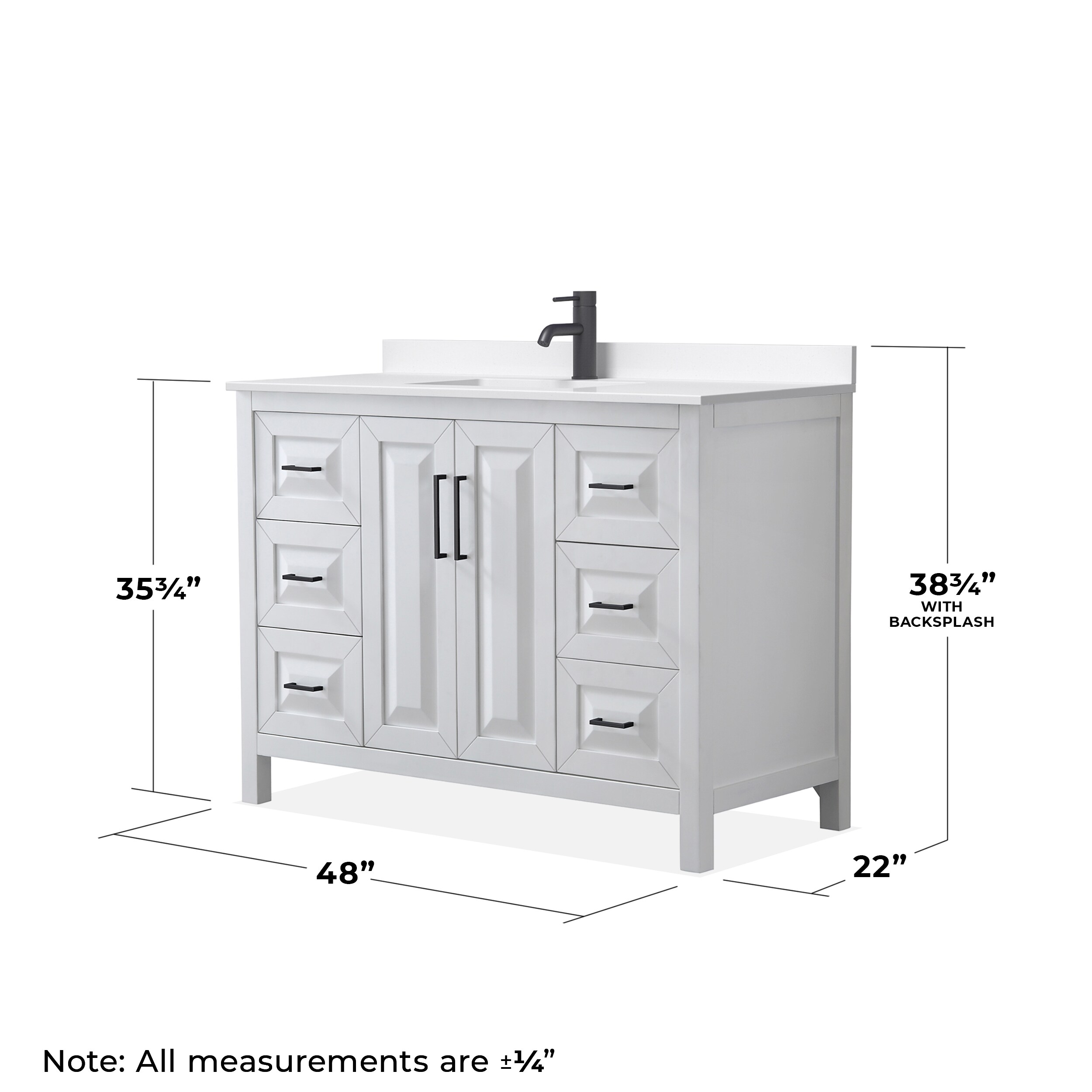 Wyndham Collection WCV252548SWBWQUNSMXX Bath-Vanity-Combo - View #5