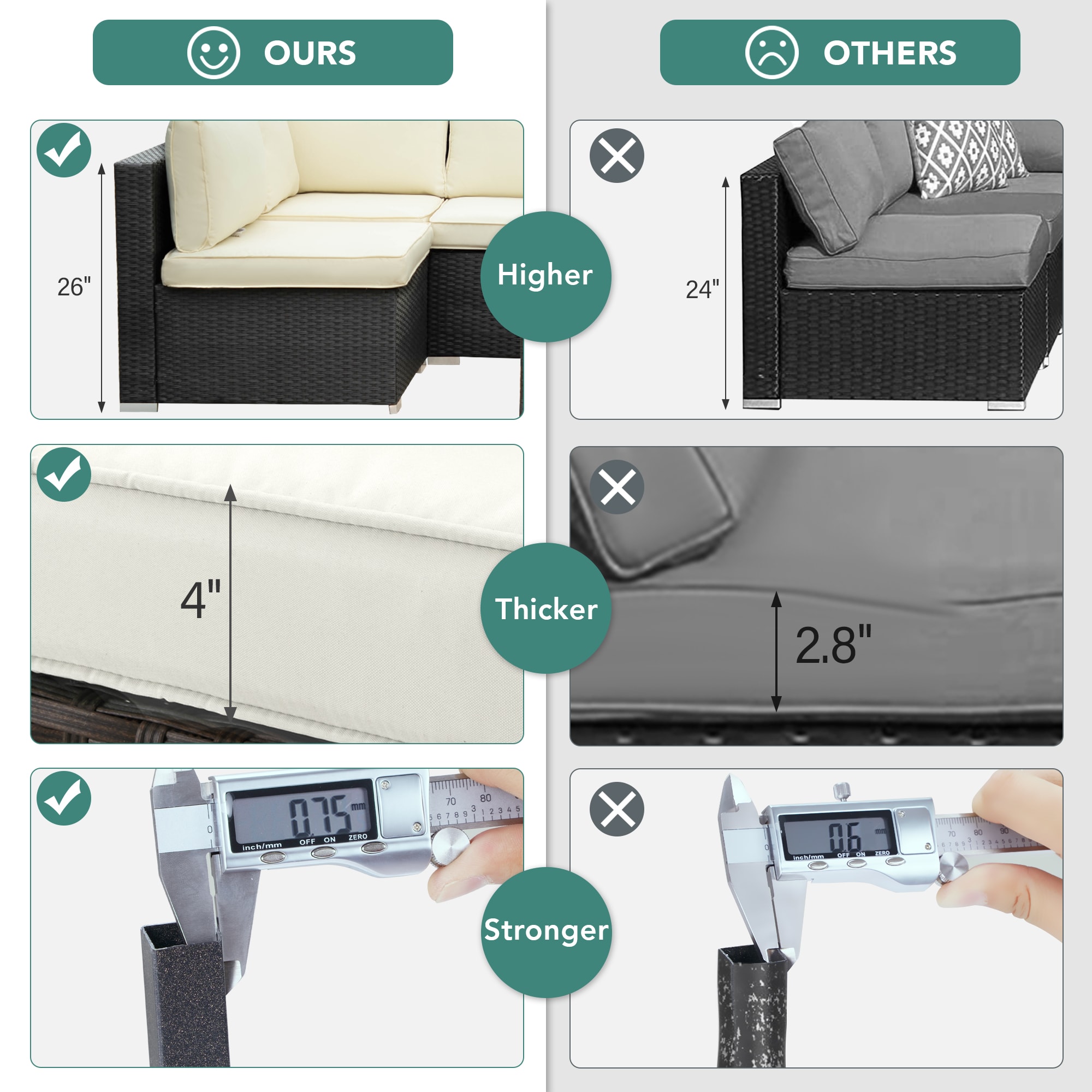 Runesay DABED-29 Patio-Sofas-Daybeds - View #9