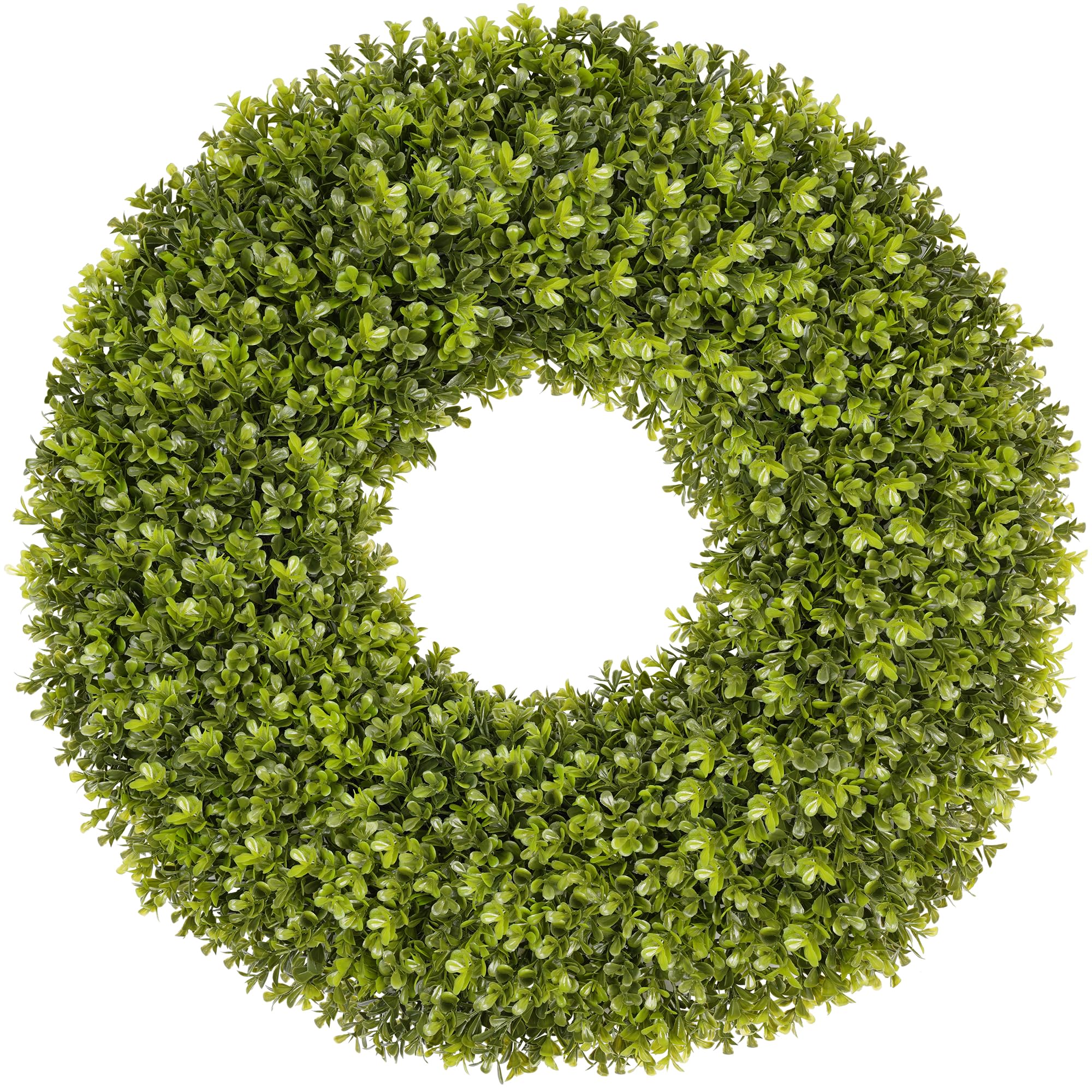 AKSCYZM  24 in Boxwood Wreath for Front Door Artificial Green Year Round Indoor Outdoor Home Decoration durable home and garden accessory