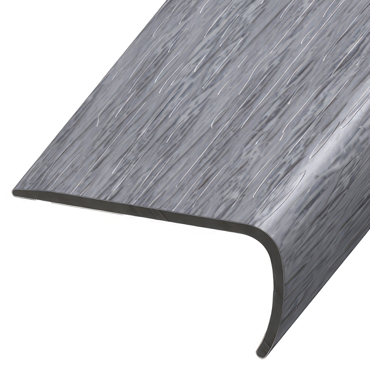 Versatrim VE-111548 Pop MaxCore Lucida-Pop MaxCore-Andesite Prefinished 1-in T x 2-in W x 94-in L PVC Square cap