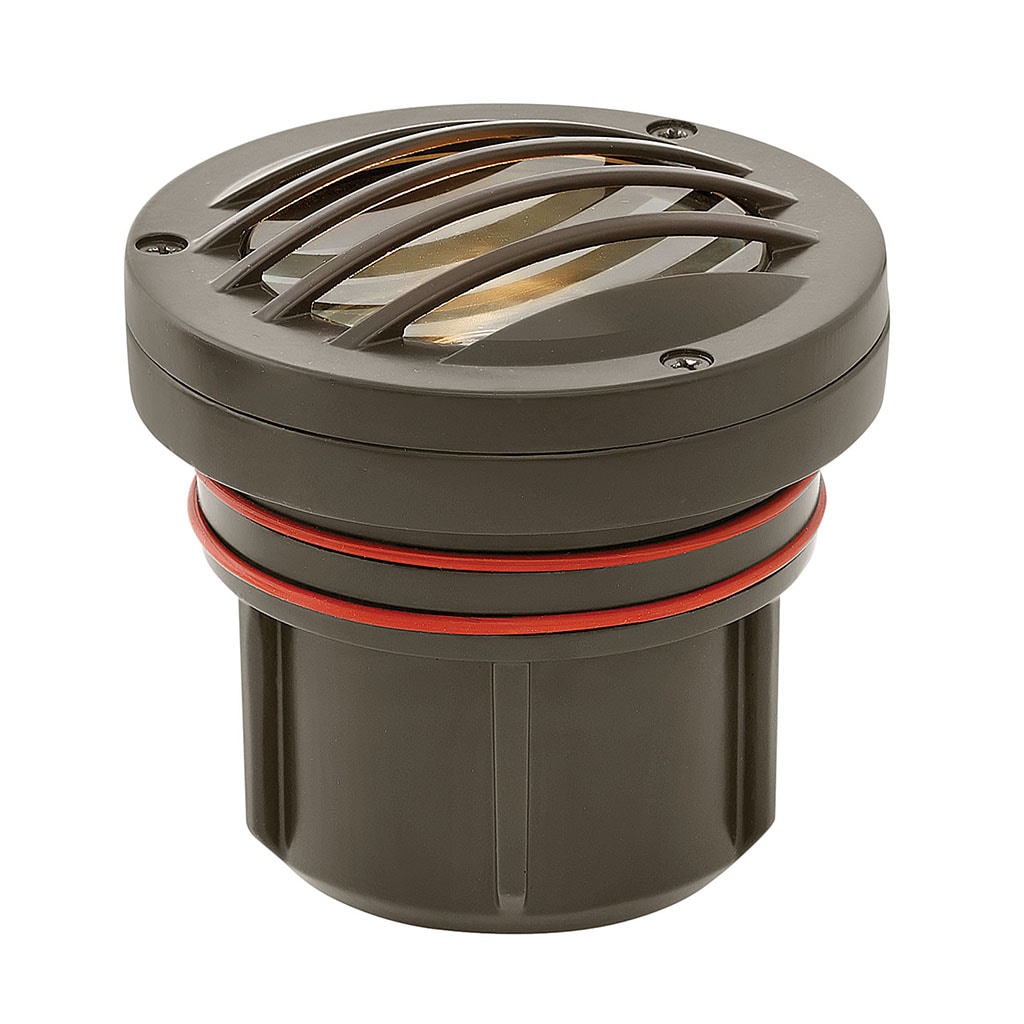 Hinkley 15705BZ Grill Top Well 9.00 -Watt ( 9 W Equivalent ) Bronze Low voltage Hardwired Well Light