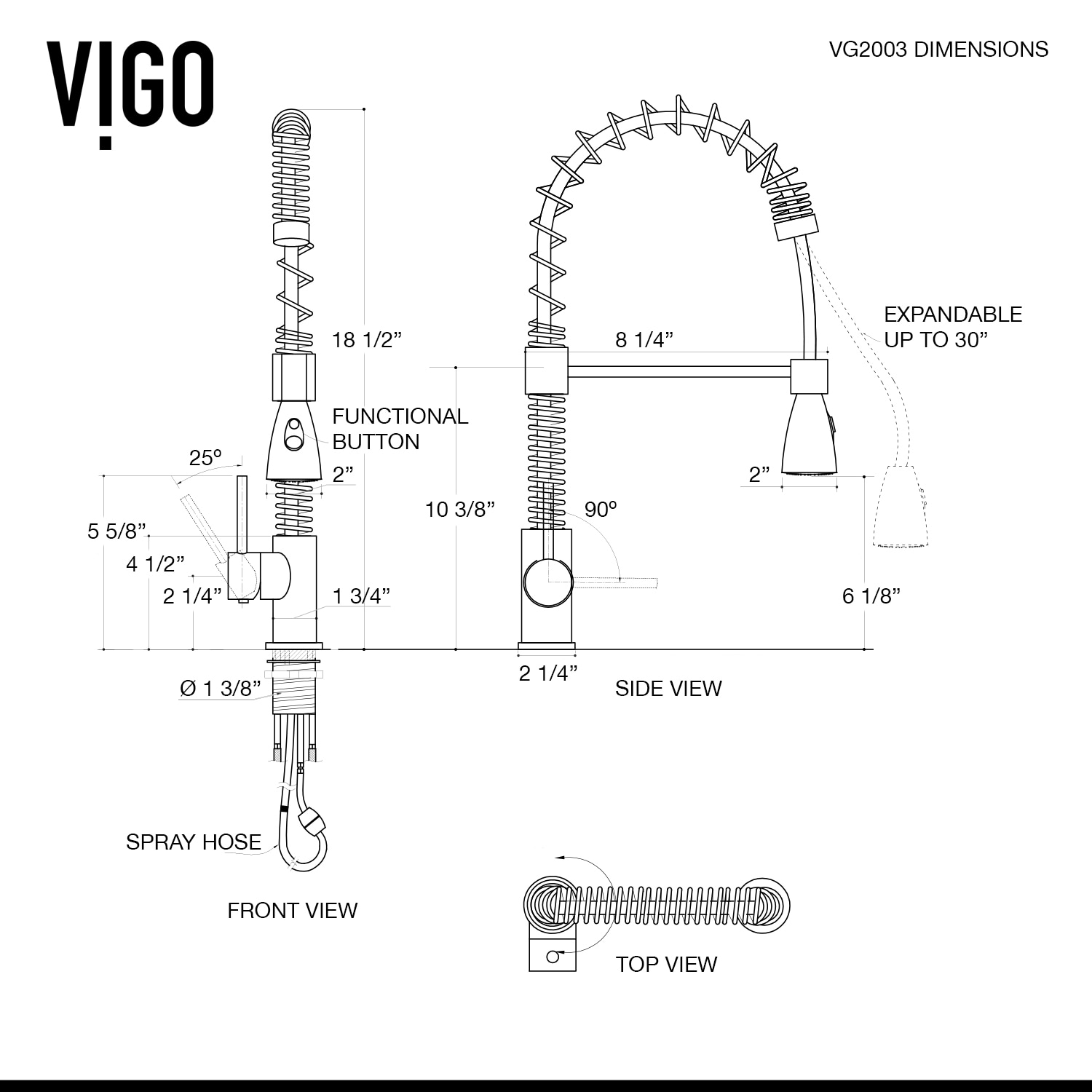 VIGO VG02003MBK2 Kitchen-Faucets - View #9