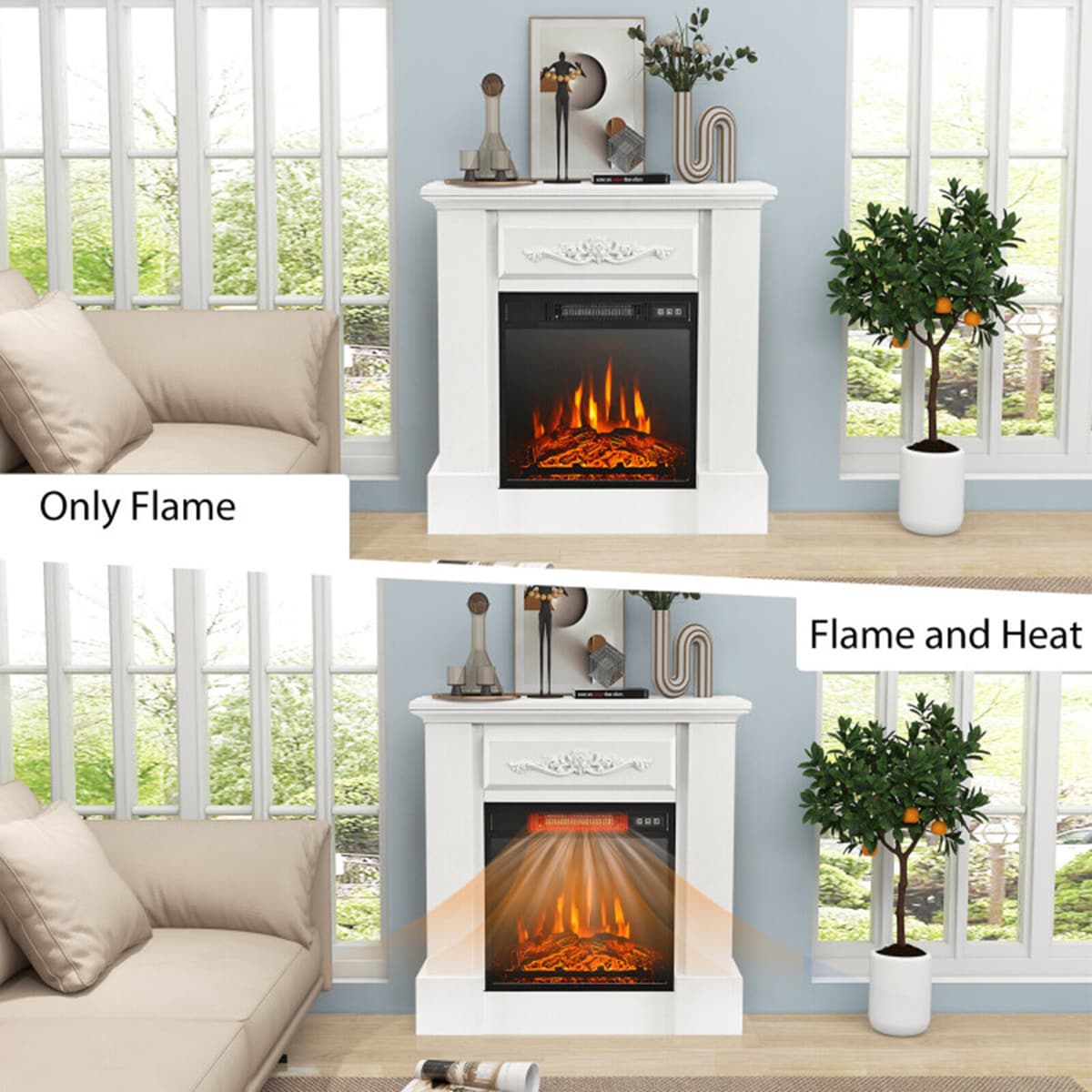 Clihome CL-WHUS-10103 Electric-Fireplaces - View #9