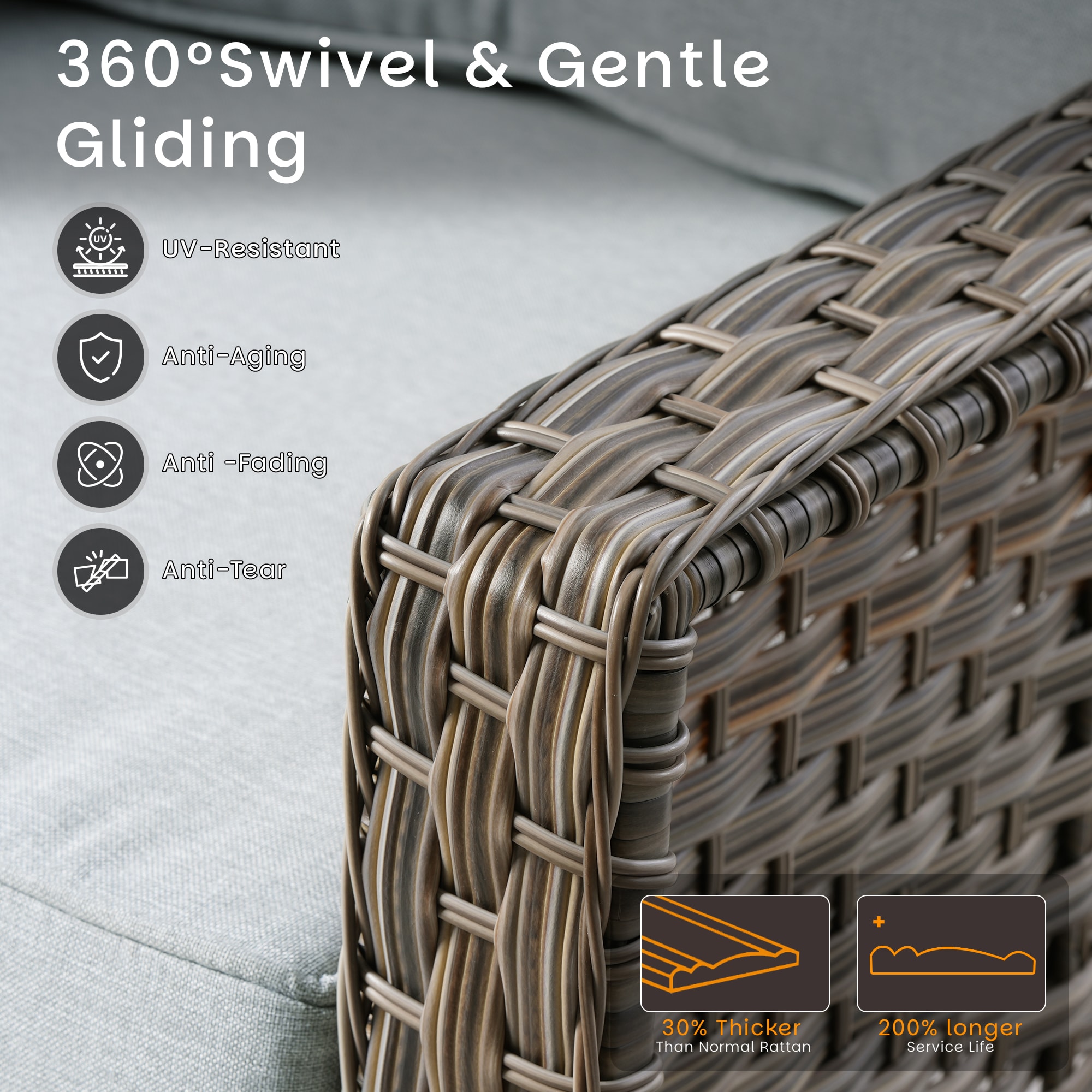 Caodoc L5-CFP03-YZPAD406 Patio-Sofas-Daybeds - View #6