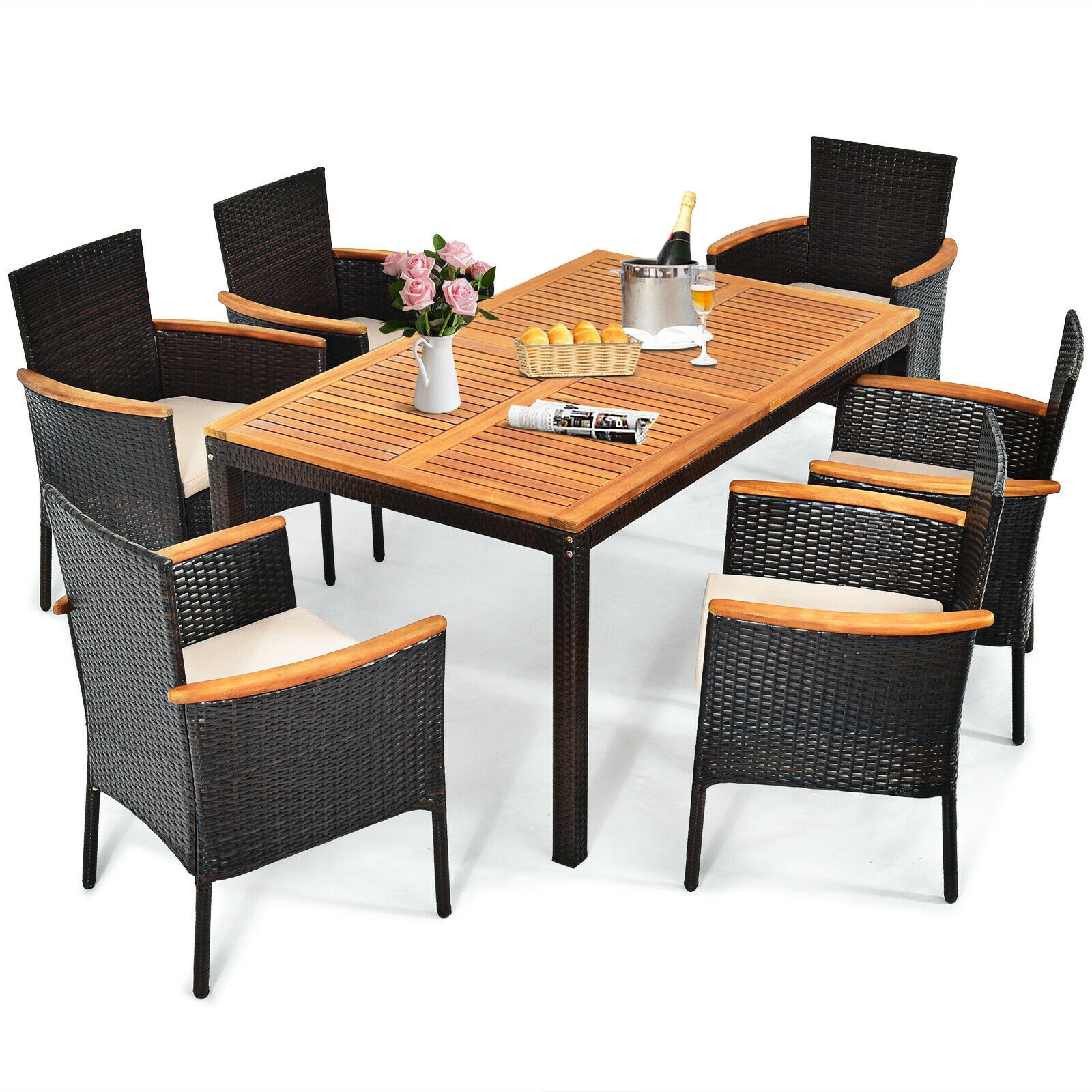 Clihome CWCH-HW68AD190B+ Patio-Dining-Sets - View #5