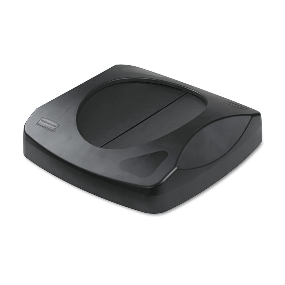 Rubbermaid Commercial Products RCP268988BK Black Plastic Kitchen Trash Can Lid