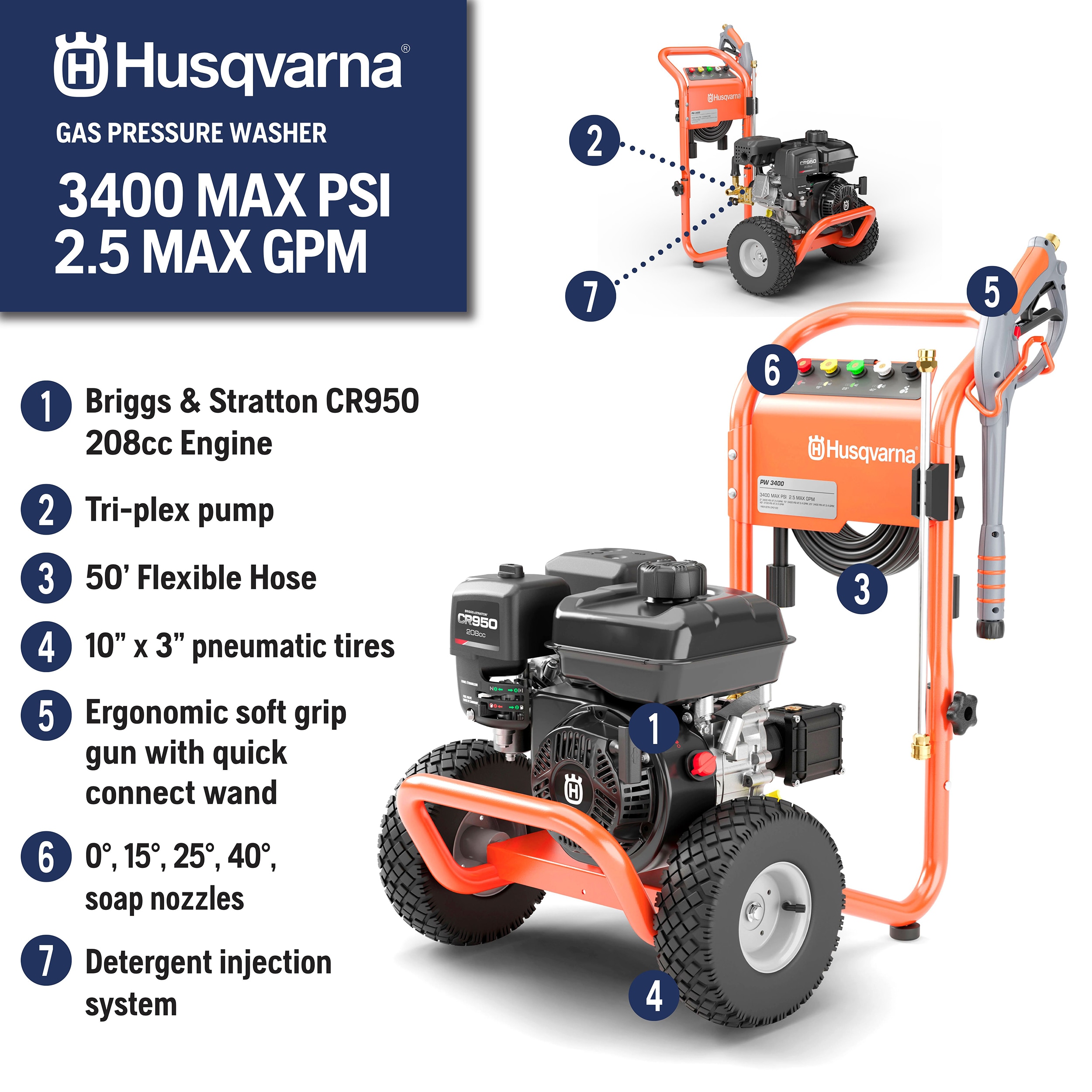 Husqvarna 22016 Gas-Pressurewashers - View #3