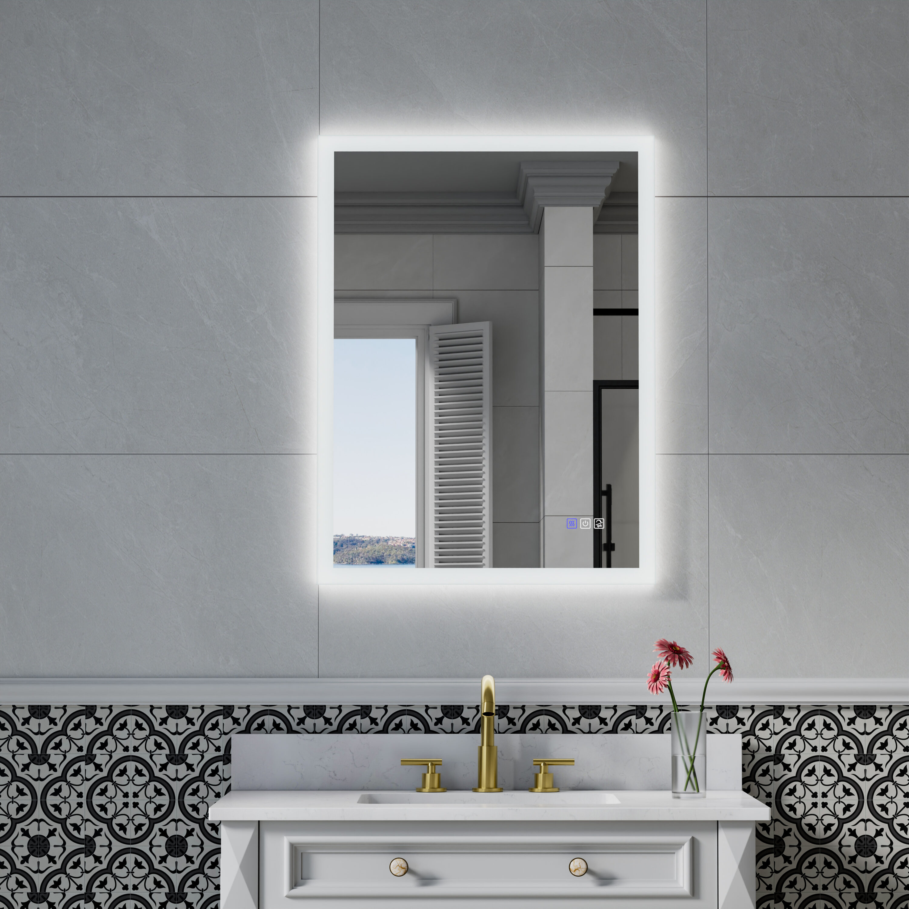 Forclover EVR-BM07 Framed-Bath-Mirrors - View #10