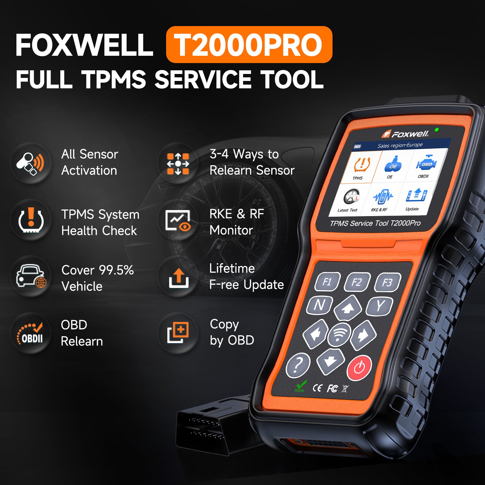 Foxwell FOXWELL T2000 PRO Auto-Diagnostic-Testing-Tools - View #7