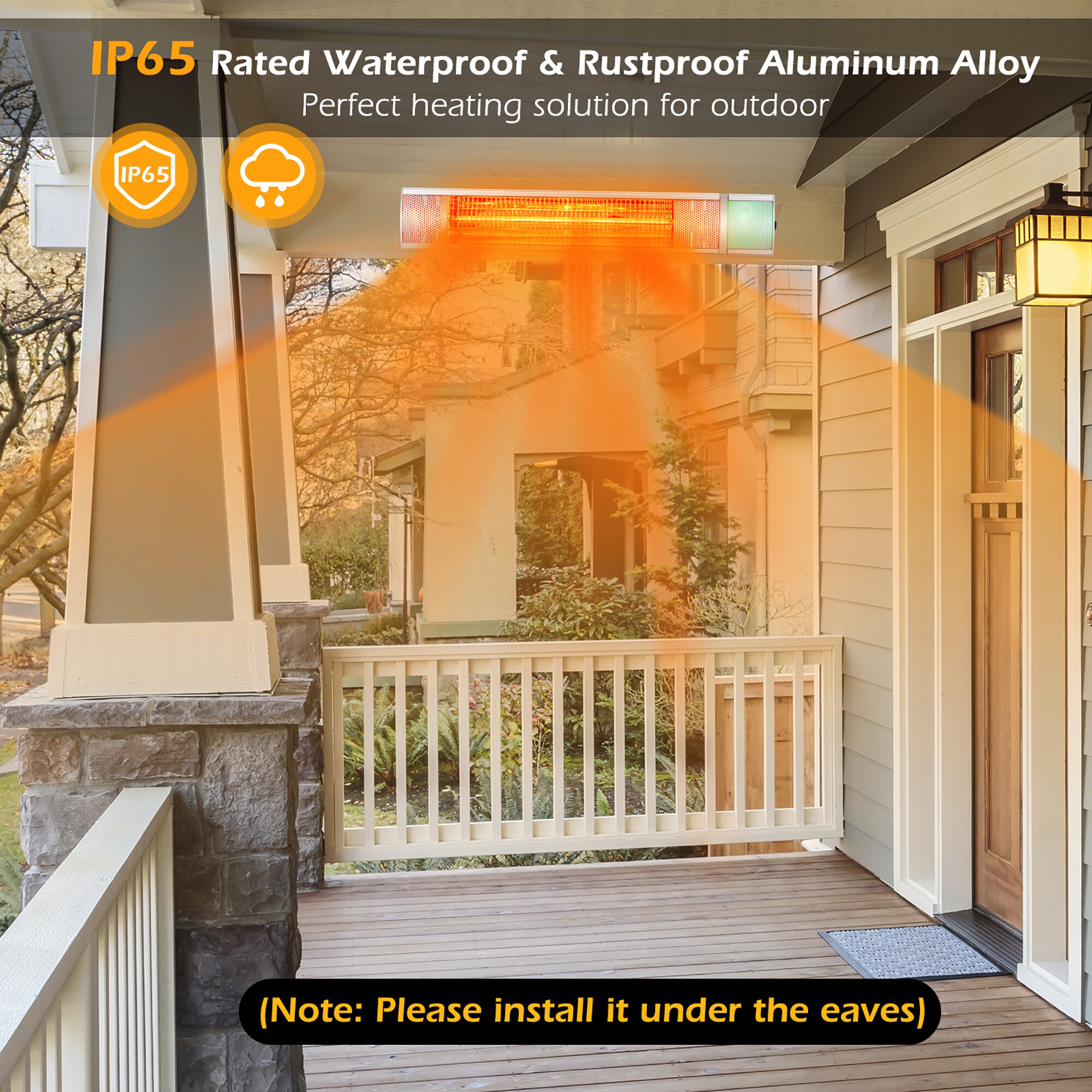Goplus FP10034US-SL Outdoor-Electric-Patio-Heaters - View #3