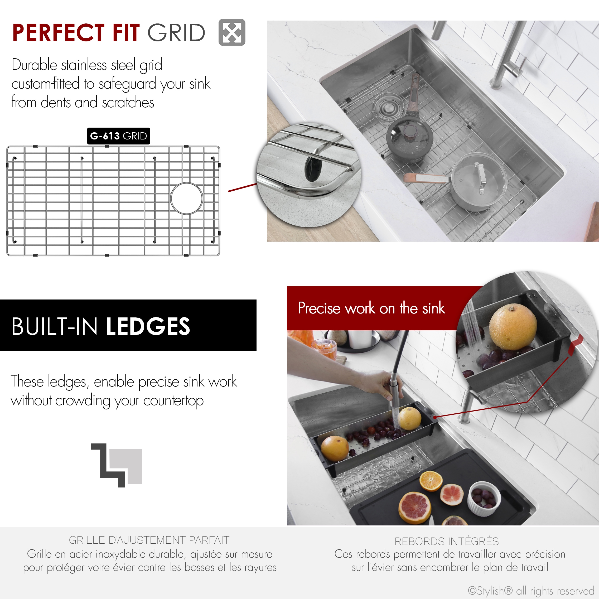 Versa33 Brushed Stainless Steel Single Bowl Undermount Kitchen Sink