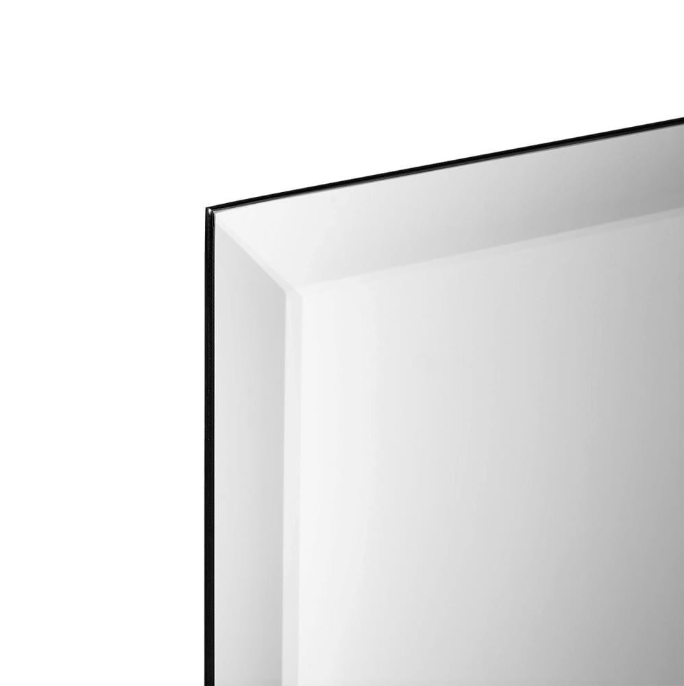 Large Wall mirror Bevelled Triple Edge mirror Strips corner block frameless  new