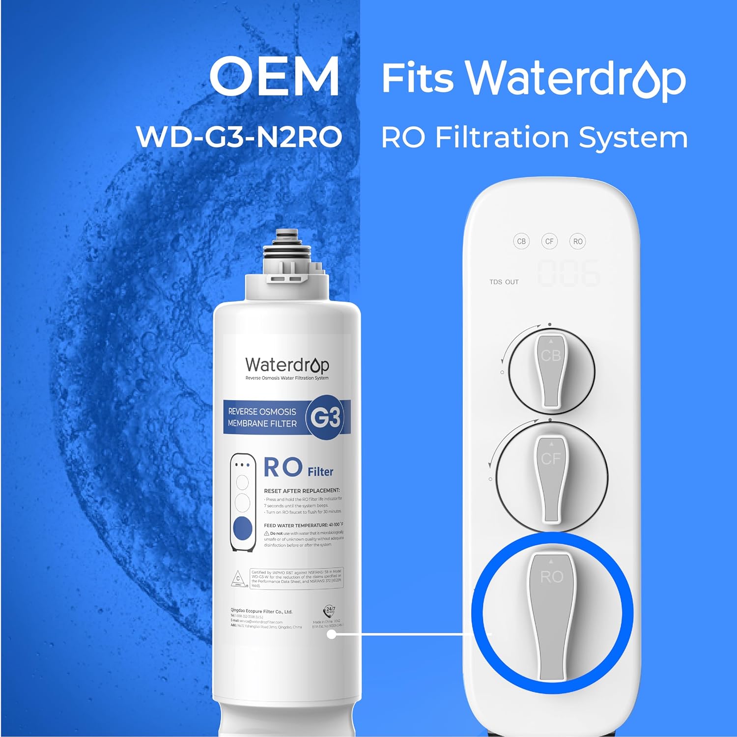 Waterdrop BL-WD-G3-N2RO Replacement-Water-Filters-Cartridges - View #4