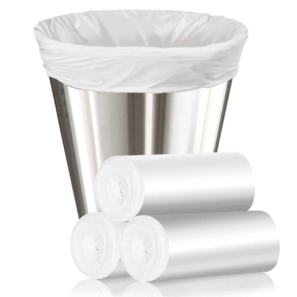 Aoibox LABTB102214 105 Count 4 Gallon Small Trash Bags Unscented Wastebasket Liners for Bathroom Kitchen Bedroom Cleaning Supplies 15 Liter