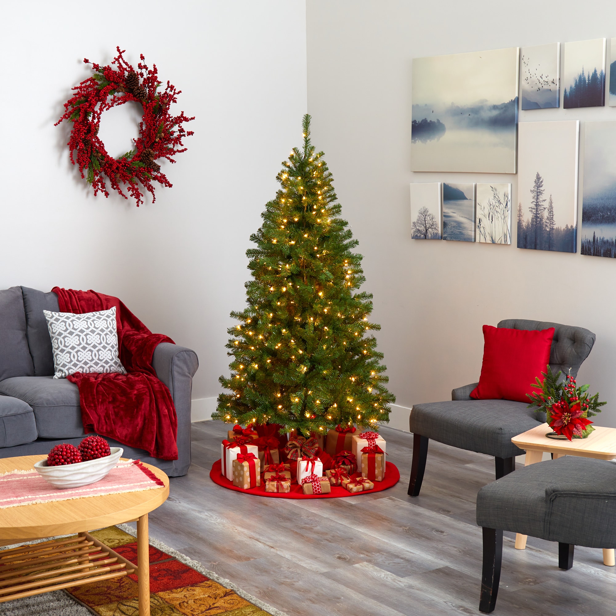 Nearly Natural T1481 Artificial-Christmas-Trees - View #7