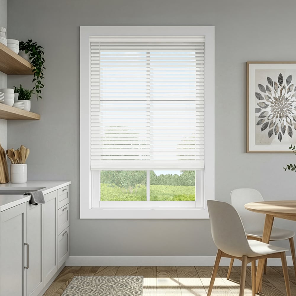 LEVOLOR Custom Classic Value Cordless Faux wood Horizontal blinds #TFW1
