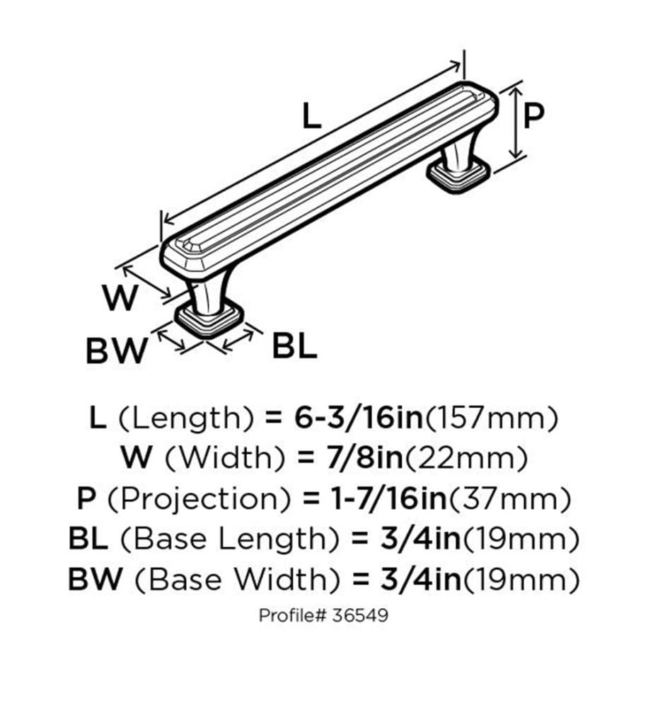 Amerock BP36549ORB Cabinet-Pulls - View #3