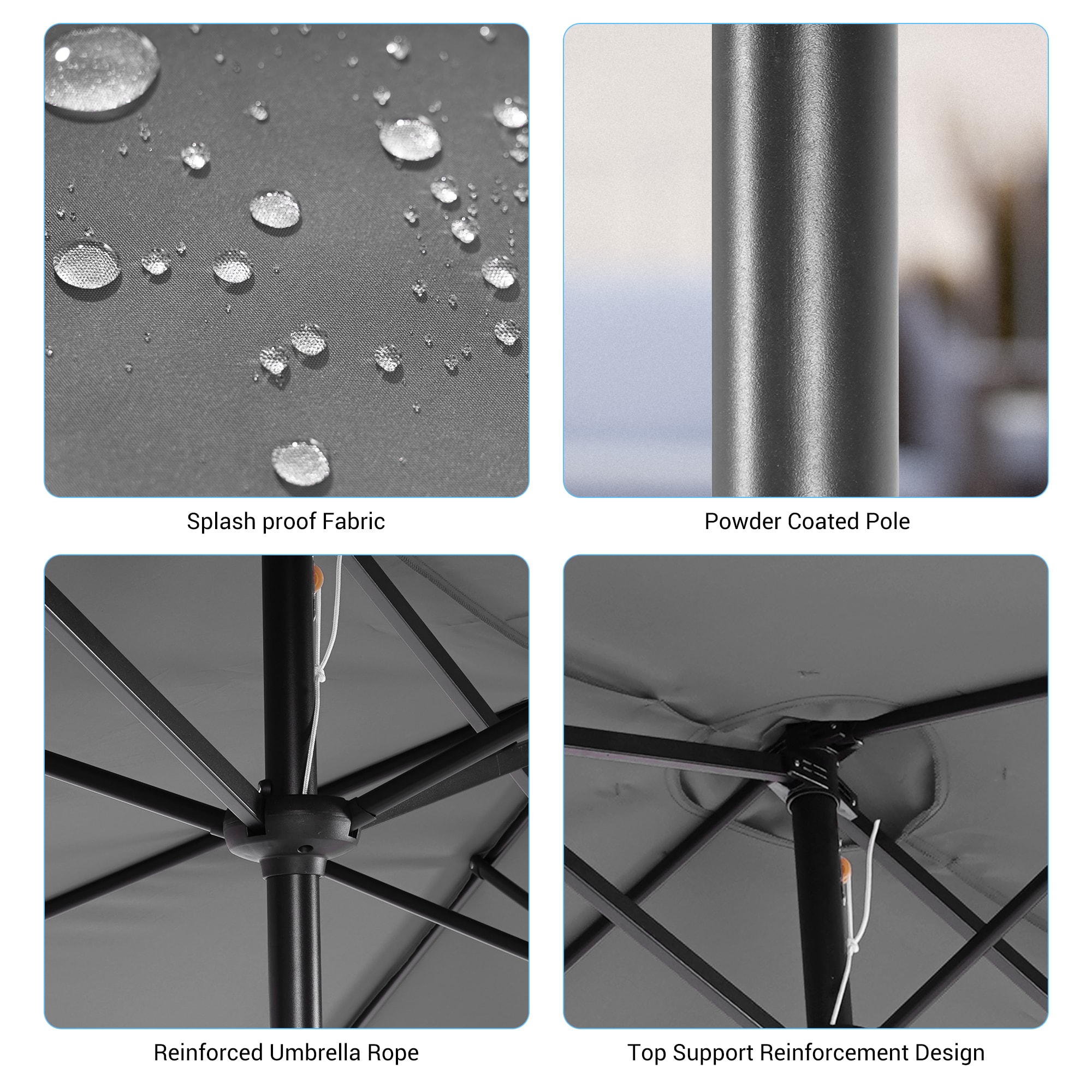ACEGOSES LW-L3-64-GY Umbrellas-2 - View #5