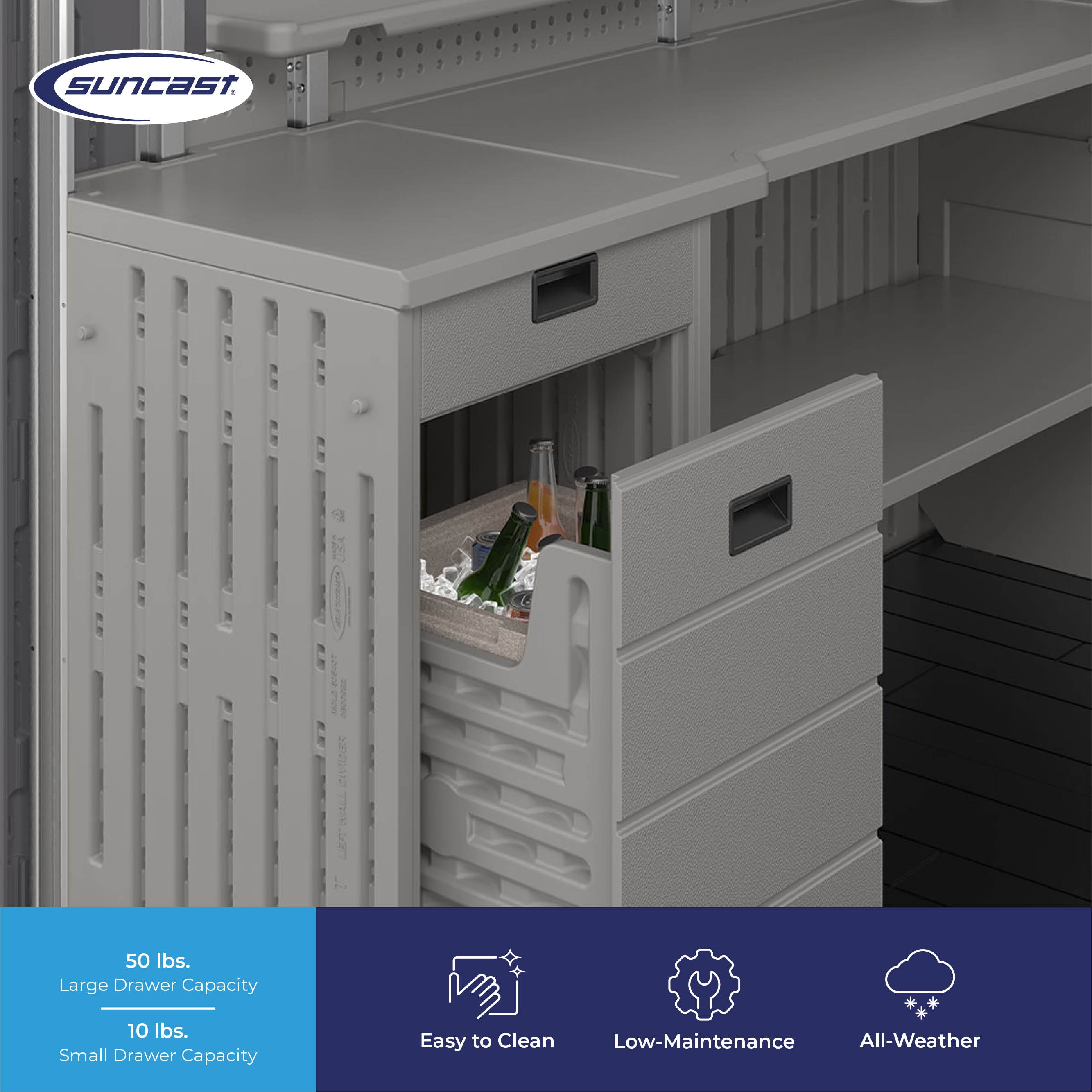 Suncast BMADWR1 Storage-Building-Accessories - View #13