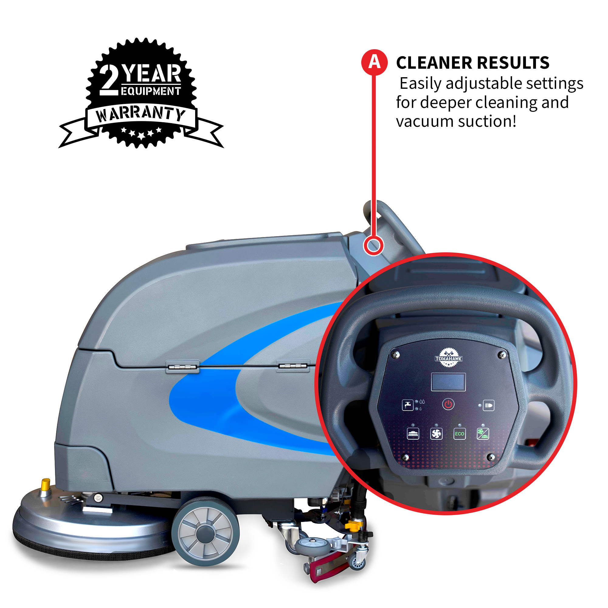 Tomahawk Power TAS850A Floor-Scrubbers - View #6
