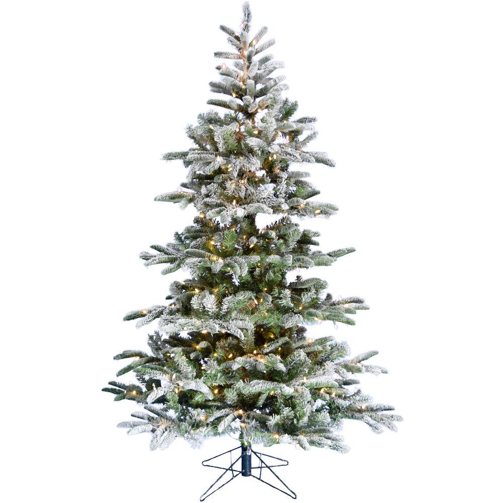 Fraser Hill Farm FFNO065-5FR 6-ft Pre-lit Slim Artificial Christmas Tree with LED Lights