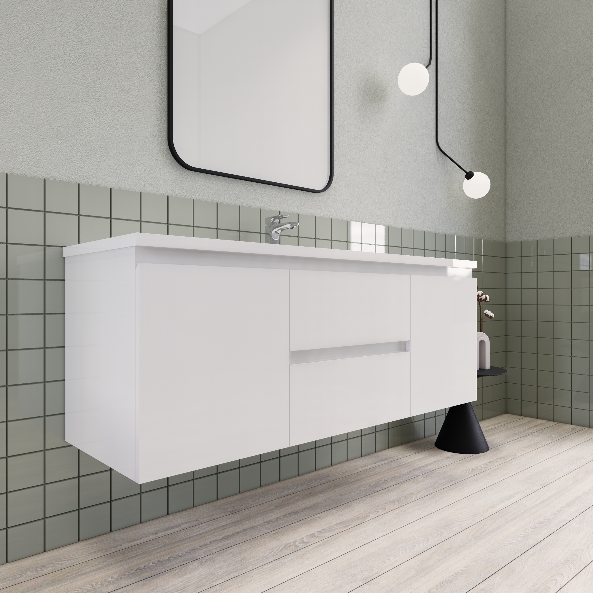 Moreno Bath MOB60S-GW Bath-Vanity-Combo - View #6