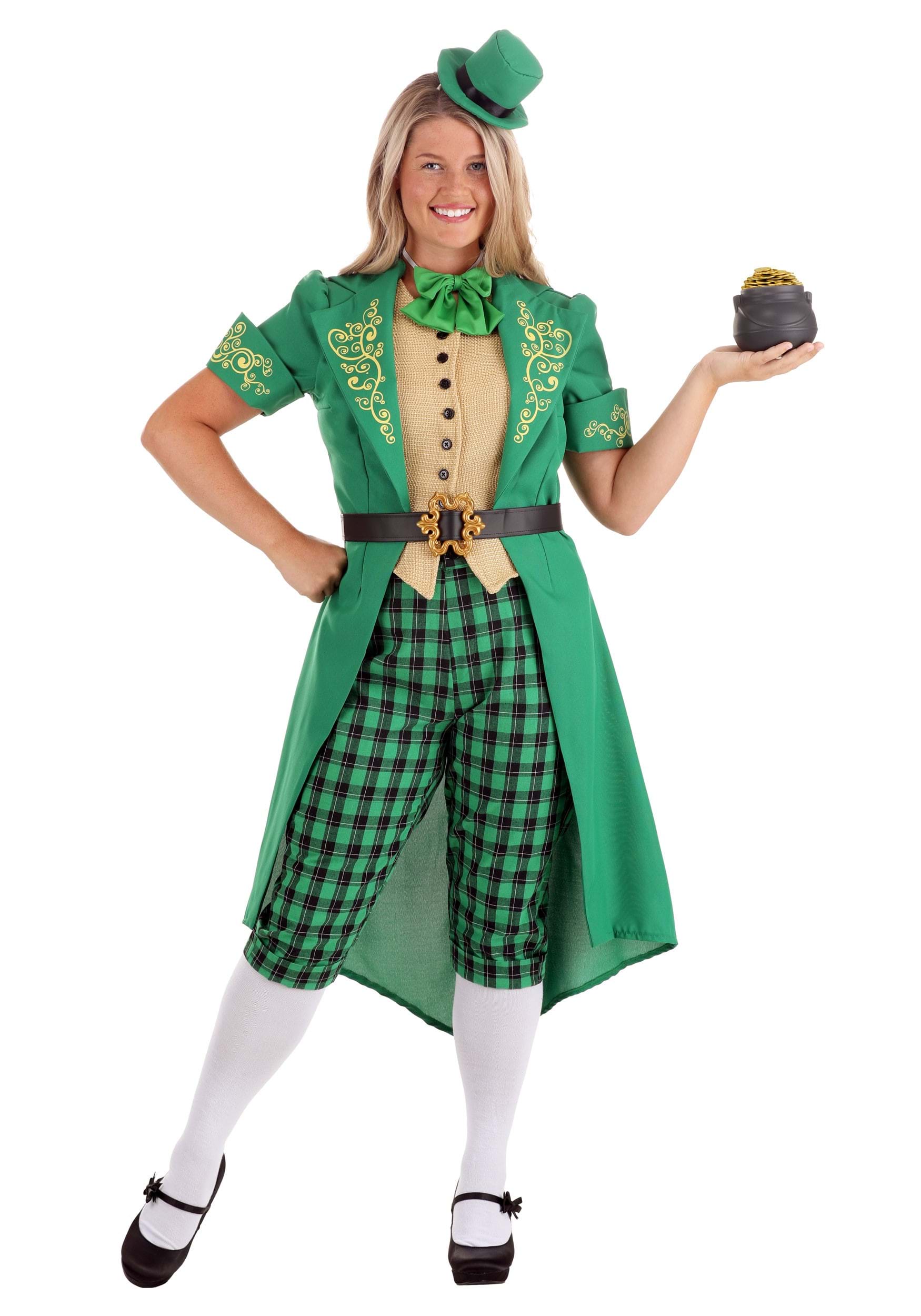 HalloweenCostumes.com FUN Costumes Charming Leprechaun Women's Costume St. Patrick's Day Costumes Medium