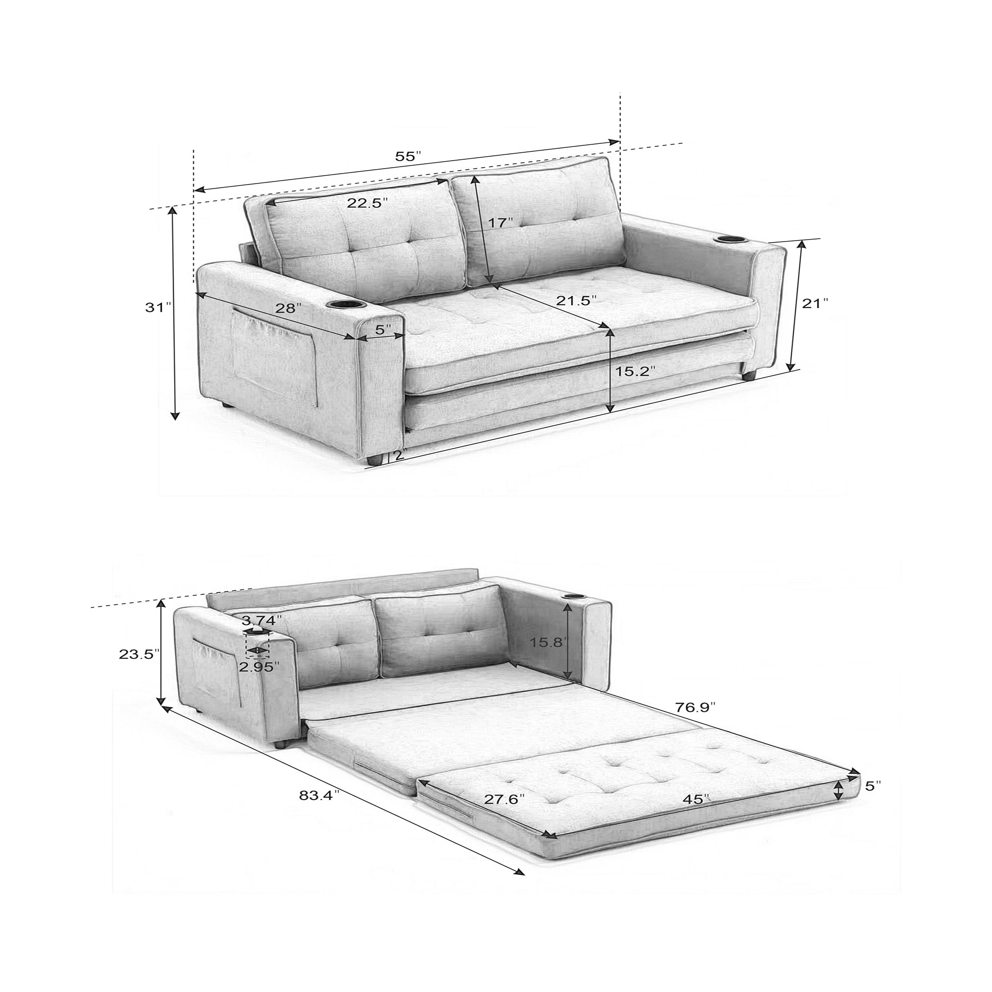 Bybafun YD2700037 Sofas-Loveseats - View #4