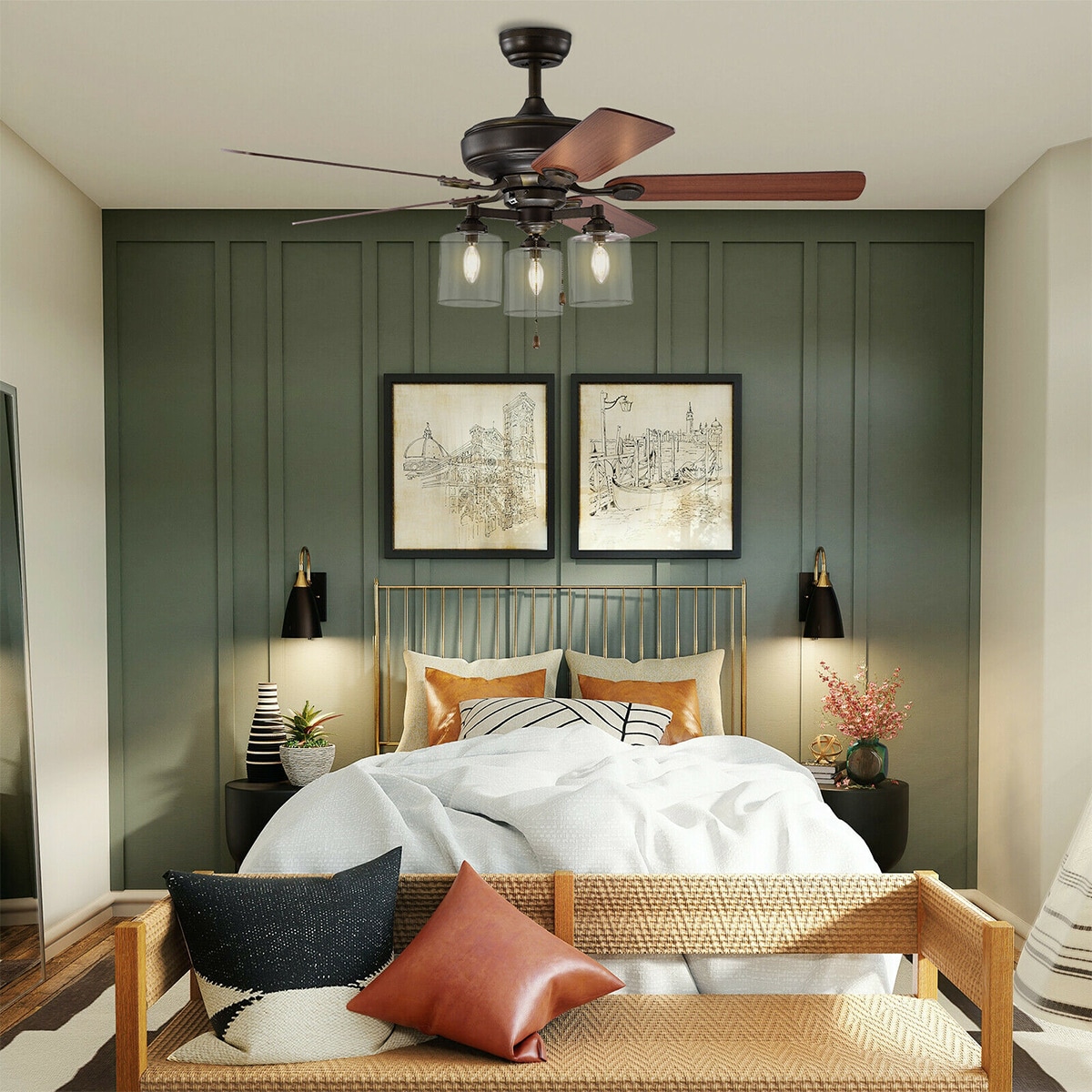 WELLFOR DZJ24571US Ceiling-Fans - View #9