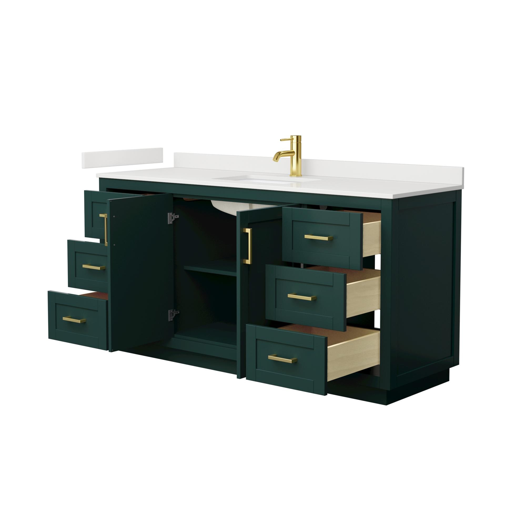Wyndham Collection WCF292966SGDWQUNSMXX Bath-Vanity-Combo - View #3