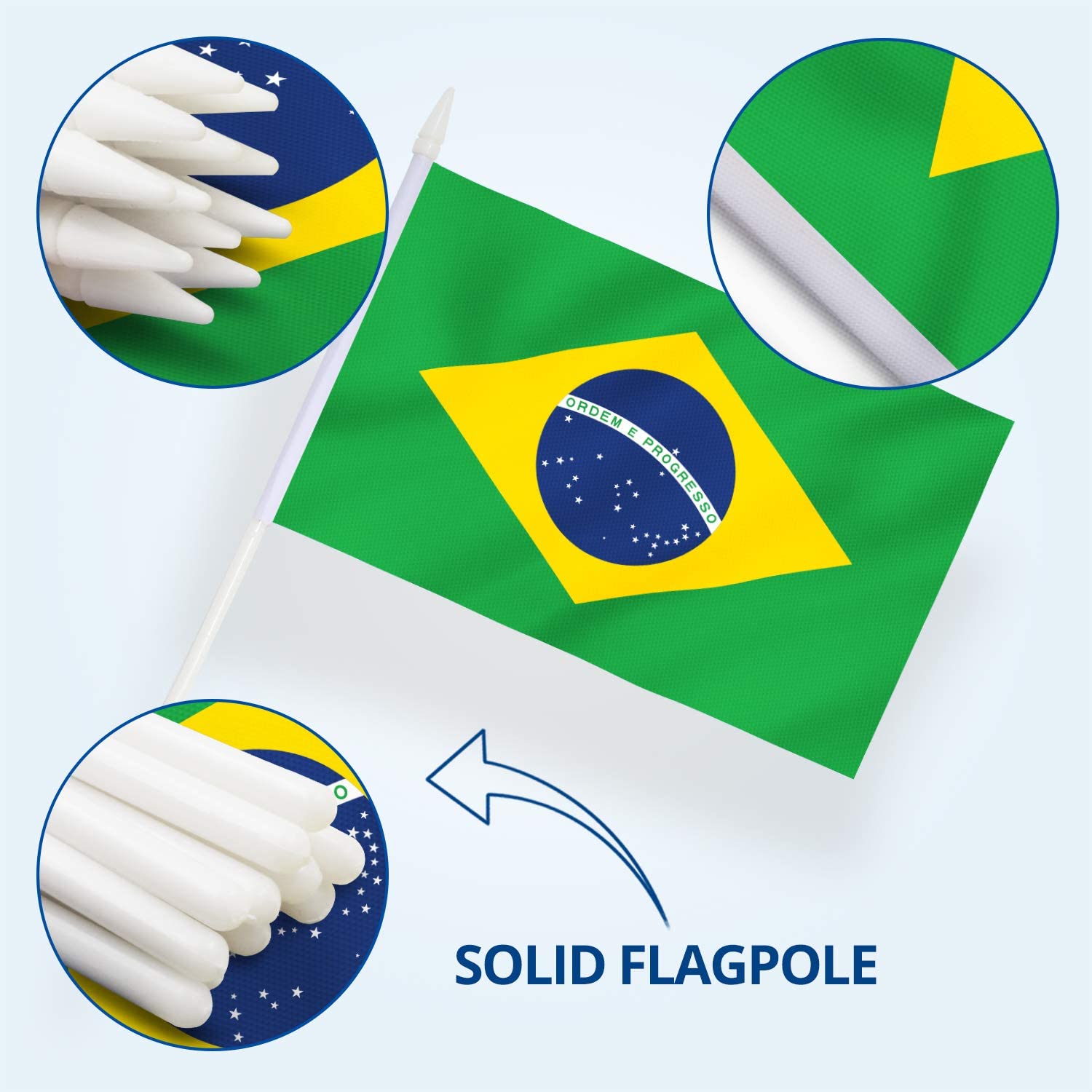 Anley A.FLAG.BRAZIL.12PC Decorative-Banner-Flags - View #4
