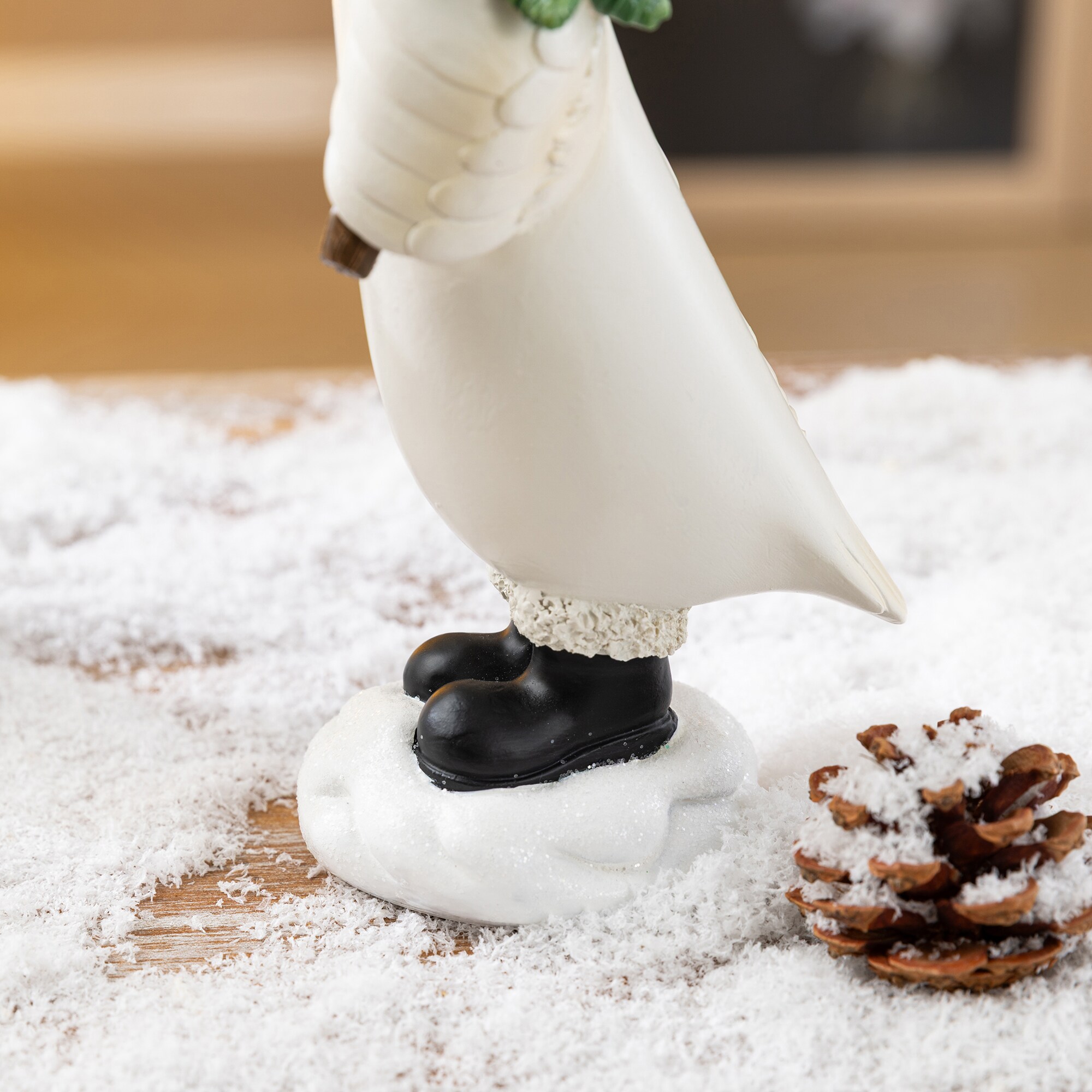 out     Natural Christmas・*.✧ゆりかごクリスマス✩⡱ Glitzhome 9.75-in Tree Figurine in the Christmas Decor department