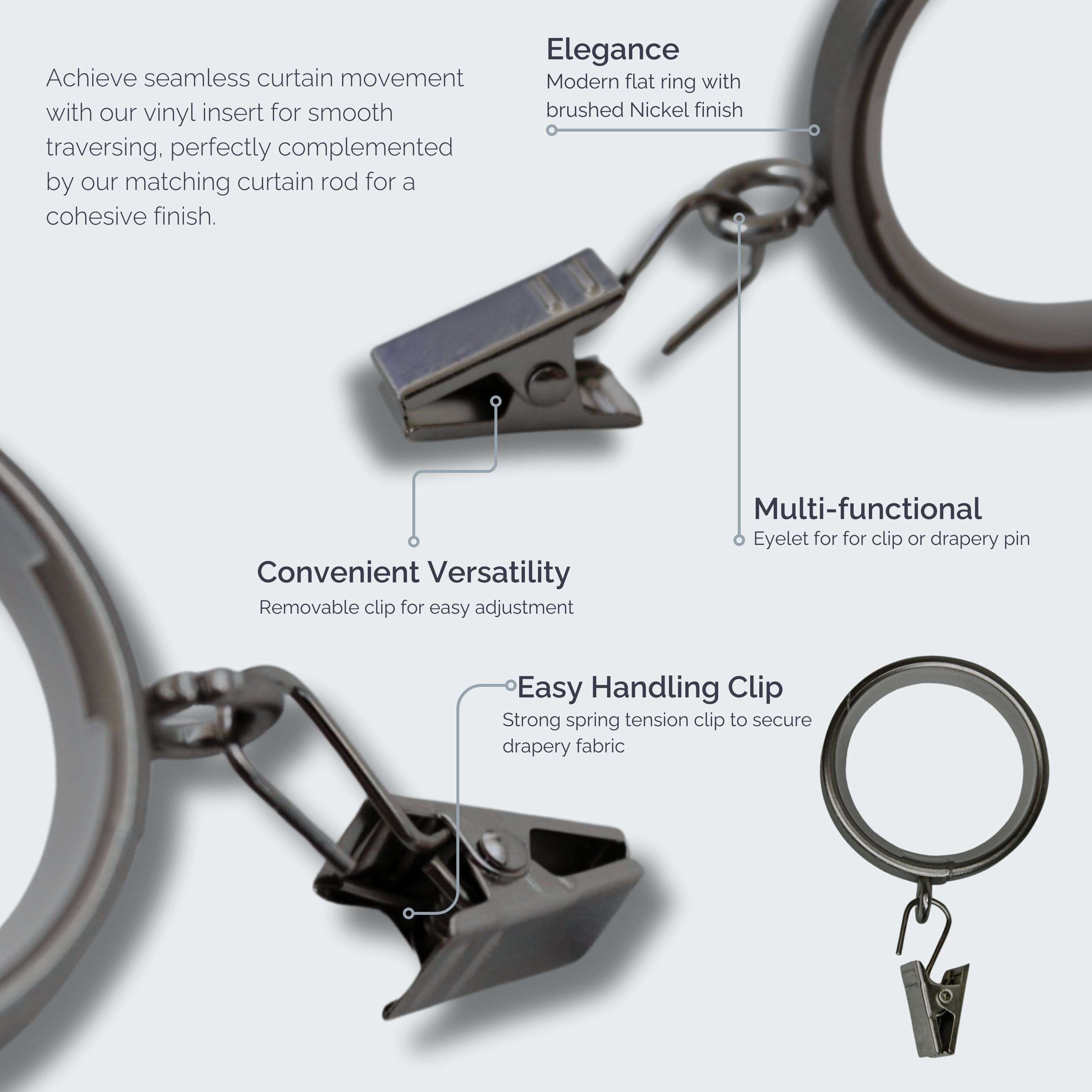 Linen Avenue LAASRS2PS-LA Curtain-Rings - View #3