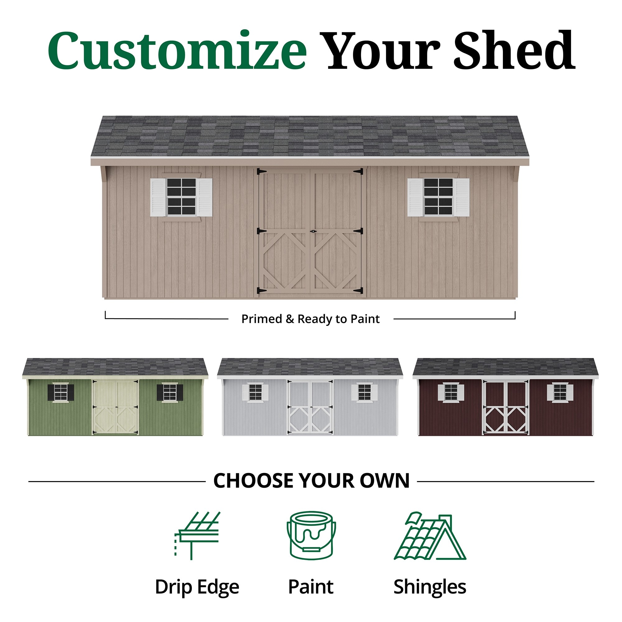 Little Cottage Co 12X20 CSB-PNK Wood-Storage-Buildings - View #10