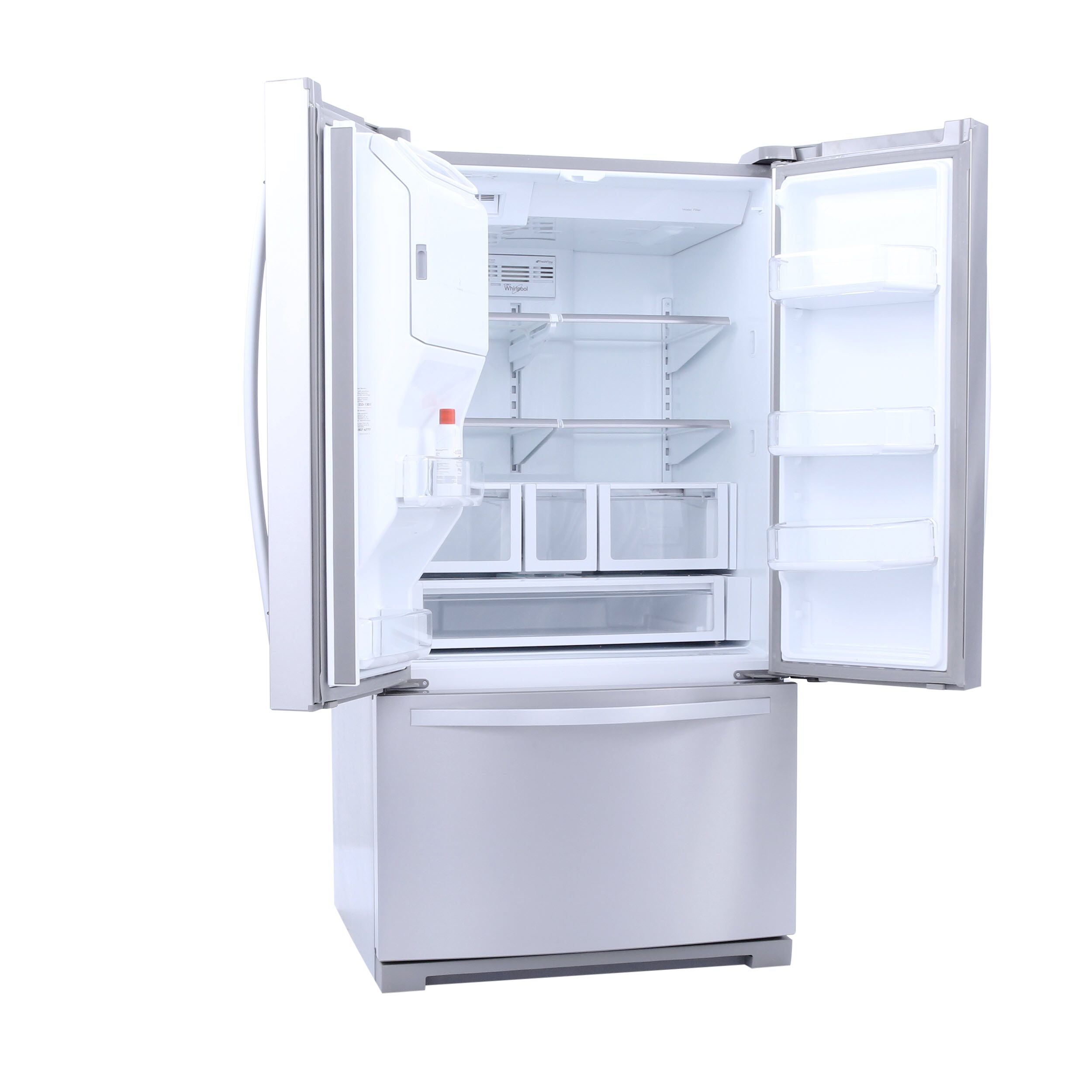 whirlpool 26.8 french door refrigerator