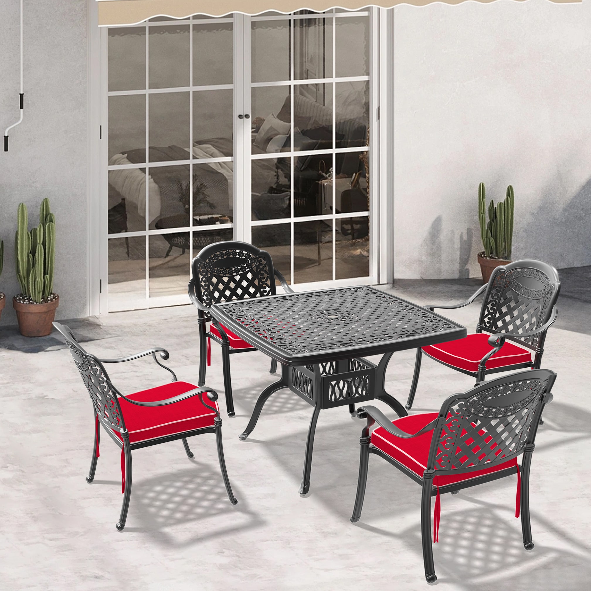 Kahomvis NICE-QP1092-190 Patio-Dining-Sets - View #2