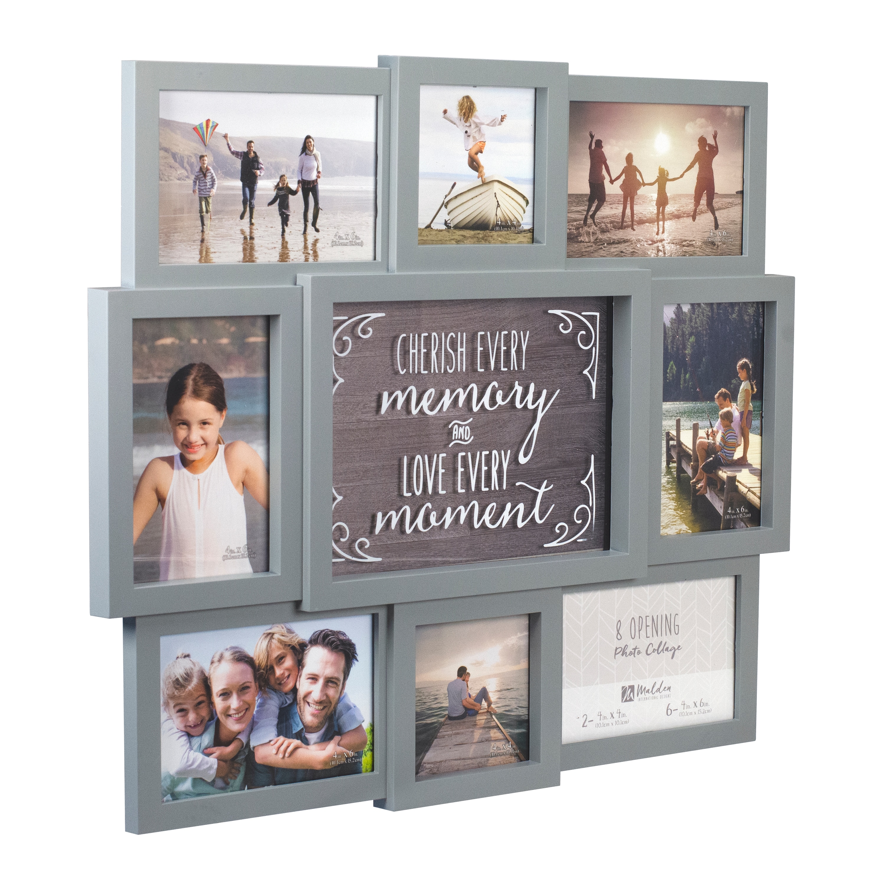 Timeless Frames® 5 Opening White Life's Great Moments Collage