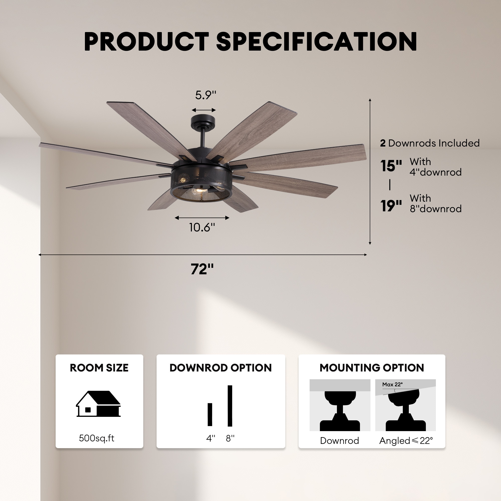 SILJOY FS-8836D-72-01 Ceiling-Fans - View #16