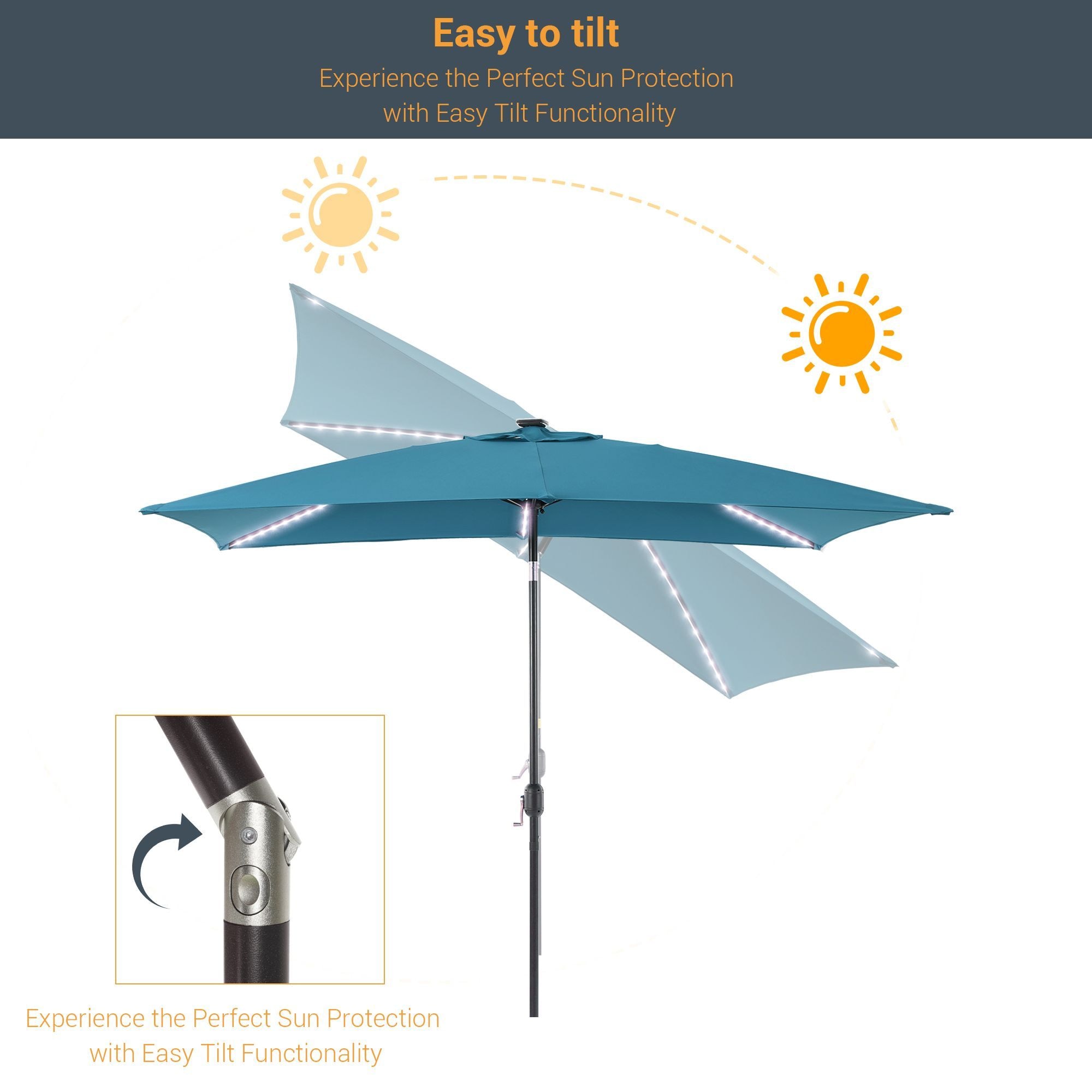 Sonkuki SD-S103LB-LED Umbrellas-2 - View #2